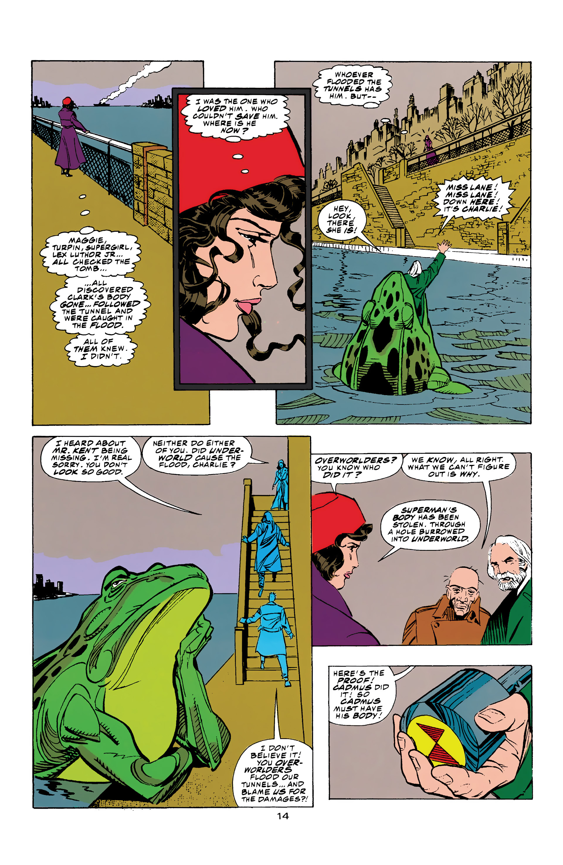 Death and Return of Superman Omnibus (1992-) issue 15 (Funeral for a Friend) - Page 14