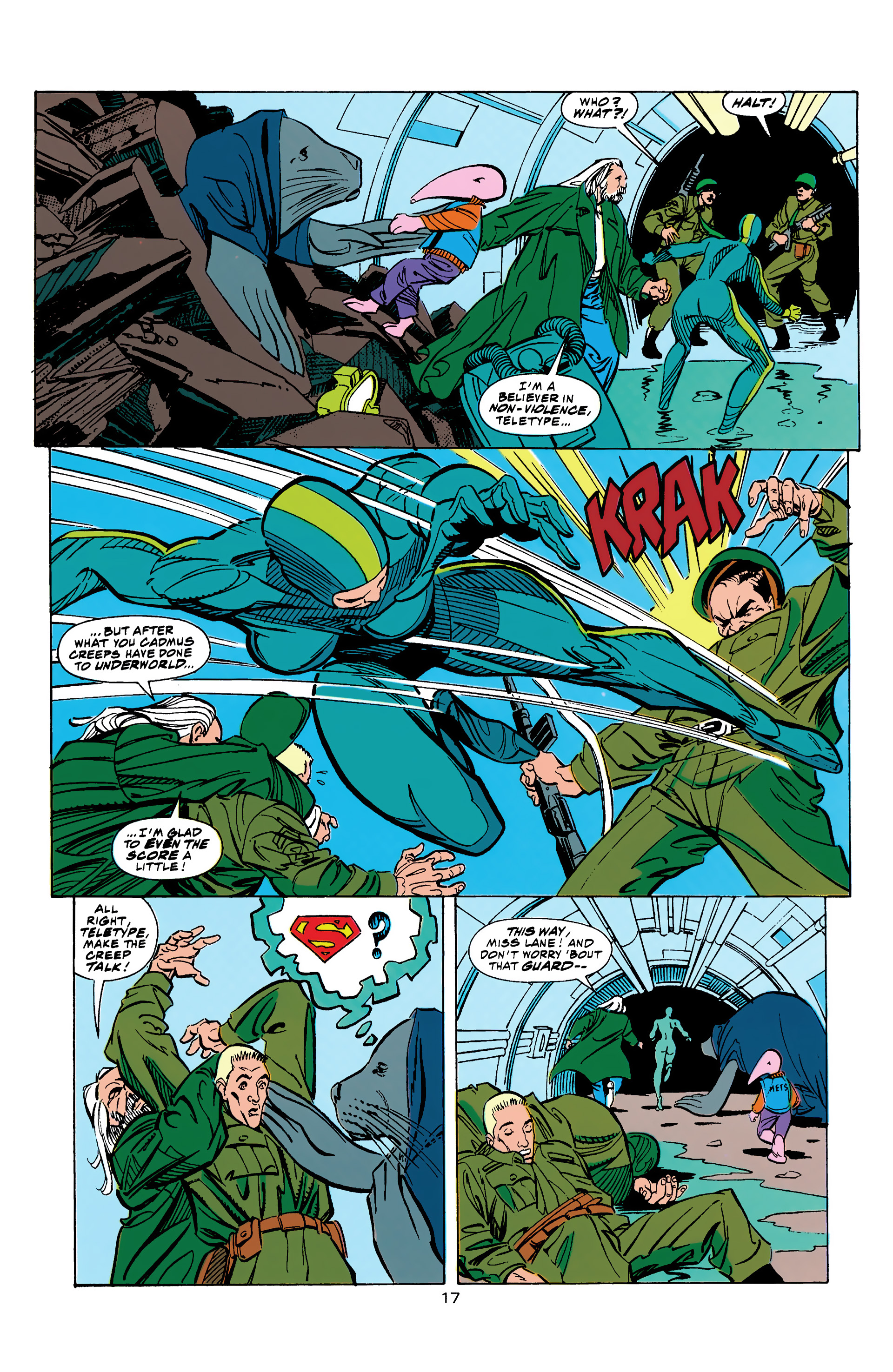 Death and Return of Superman Omnibus (1992-) issue 15 (Funeral for a Friend) - Page 17