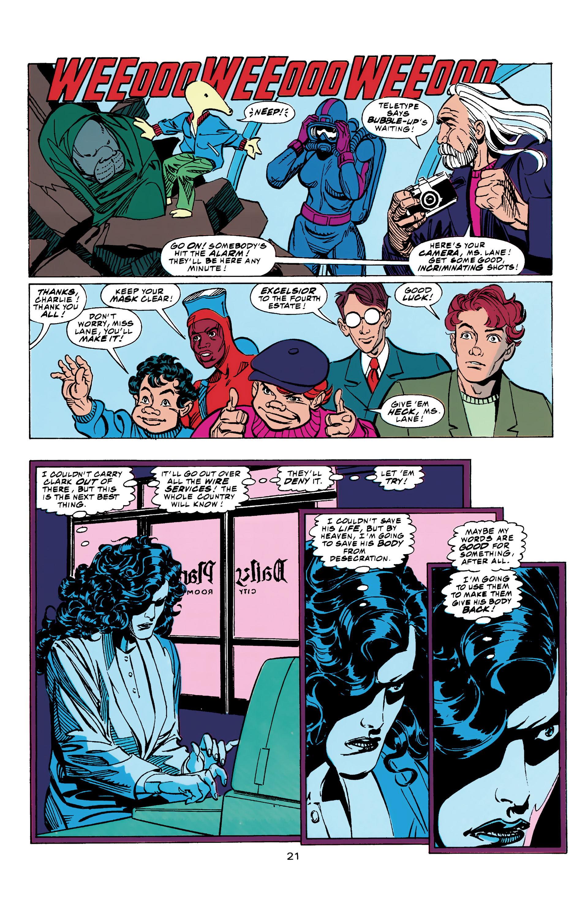 Death and Return of Superman Omnibus (1992-) issue 15 (Funeral for a Friend) - Page 21