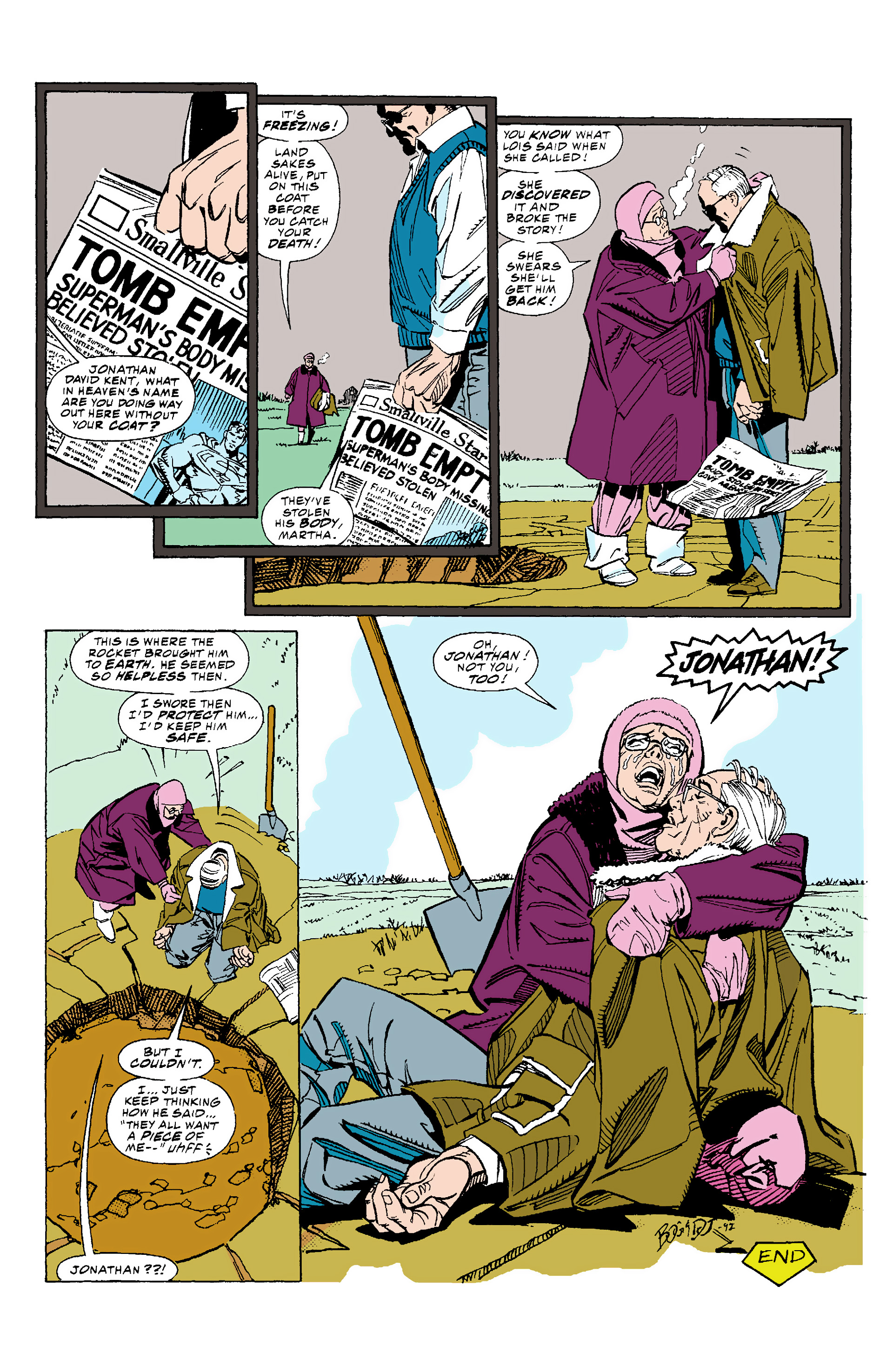 Death and Return of Superman Omnibus (1992-) issue 15 (Funeral for a Friend) - Page 22