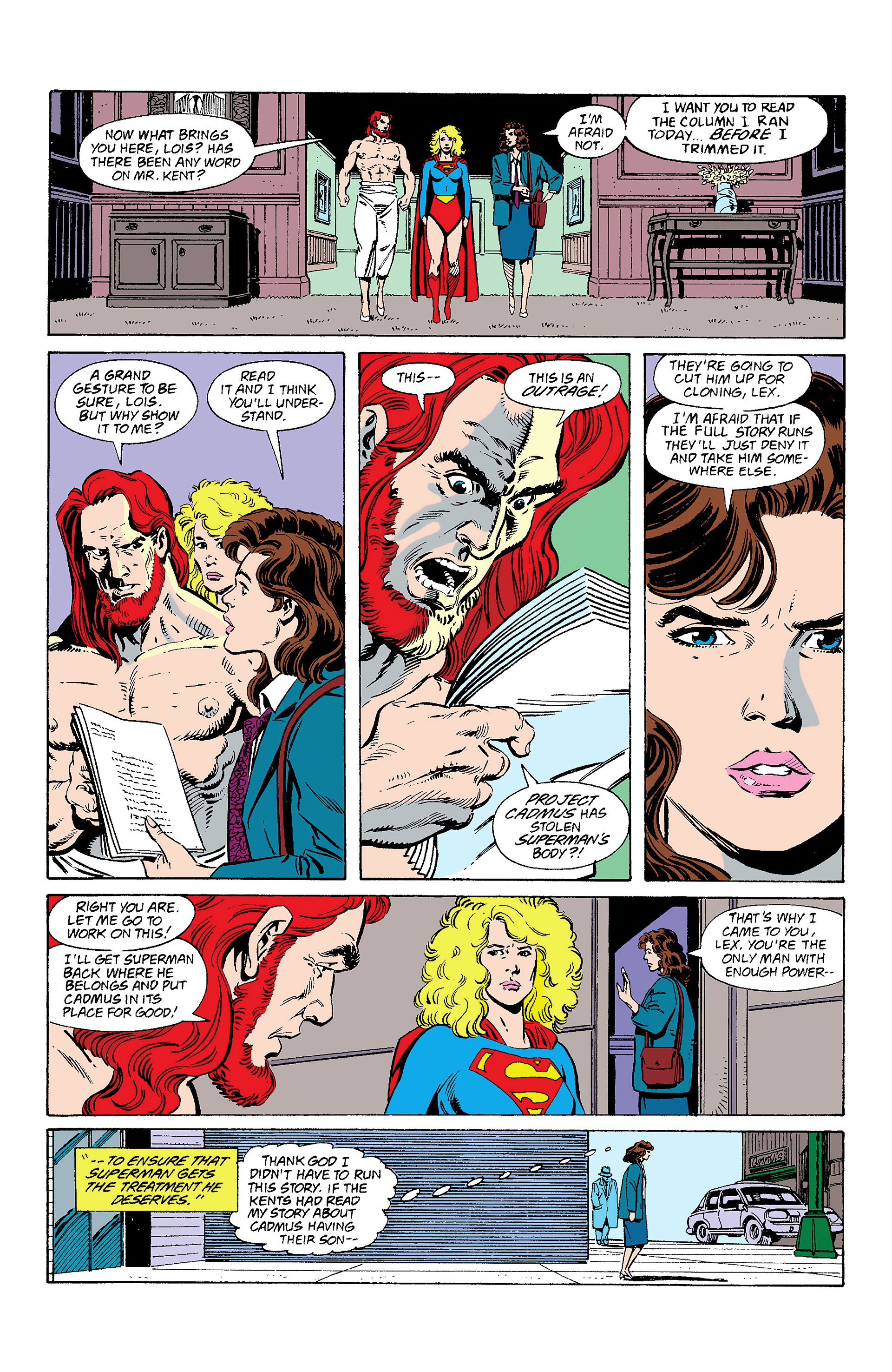 Death and Return of Superman Omnibus (1992-) issue 16 (Funeral for a Friend) - Page 5