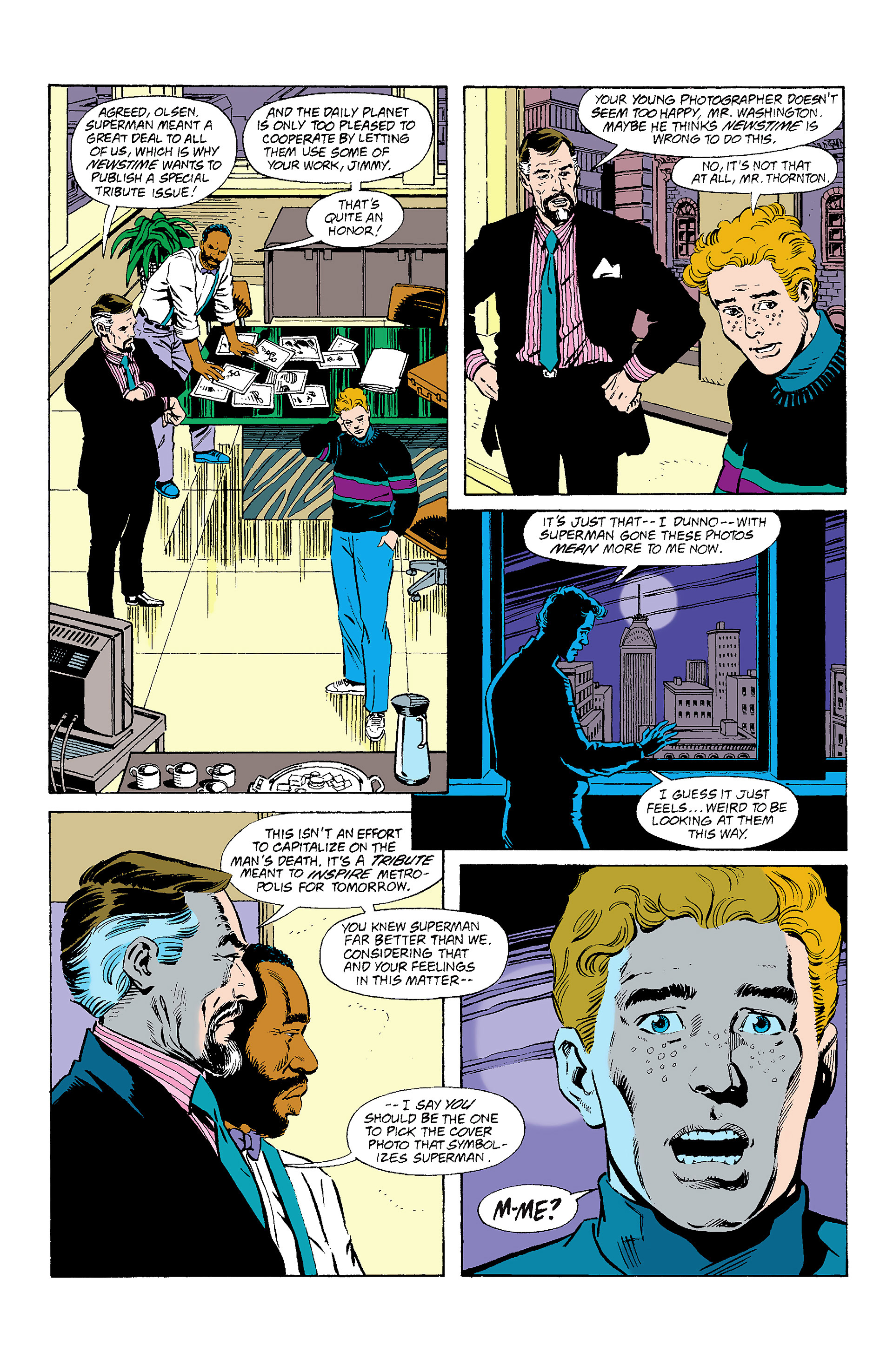 Death and Return of Superman Omnibus (1992) Chapter 16 (Funeral for a Friend) Page 22