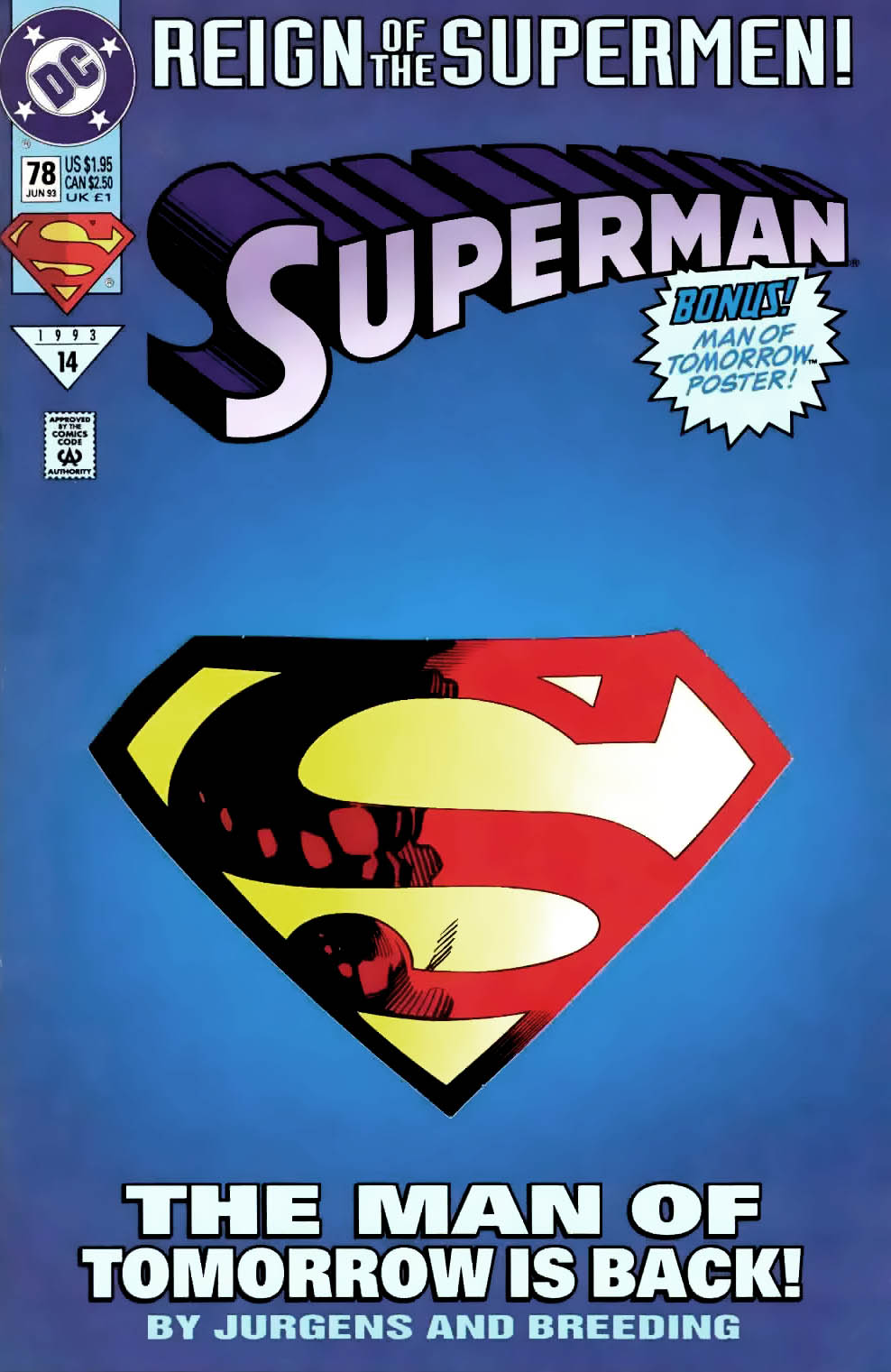 Death and Return of Superman Omnibus (1992-)-Death and Return of Superman Omnibus (1992-) #23 (Reign of the Supermen!)