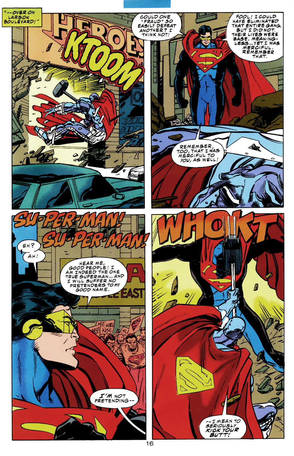 Death and Return of Superman Omnibus (1992-) issue 29 (Reign of the Supermen!) - Page 16