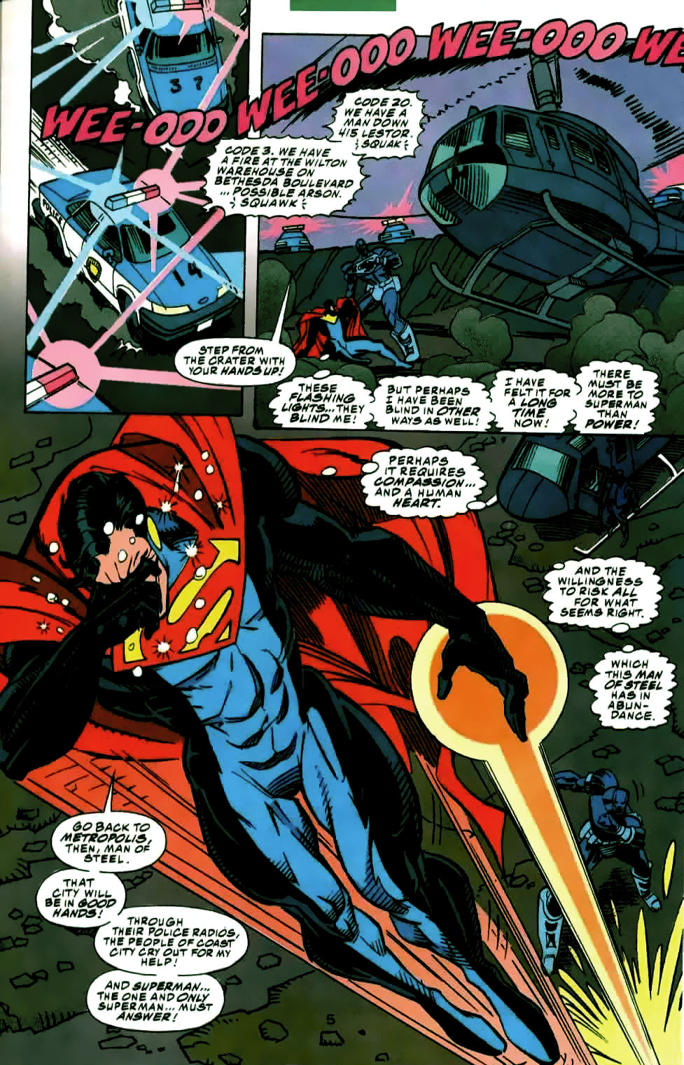 Death and Return of Superman Omnibus (1992-) issue 30 (Reign of the Supermen!) - Page 5