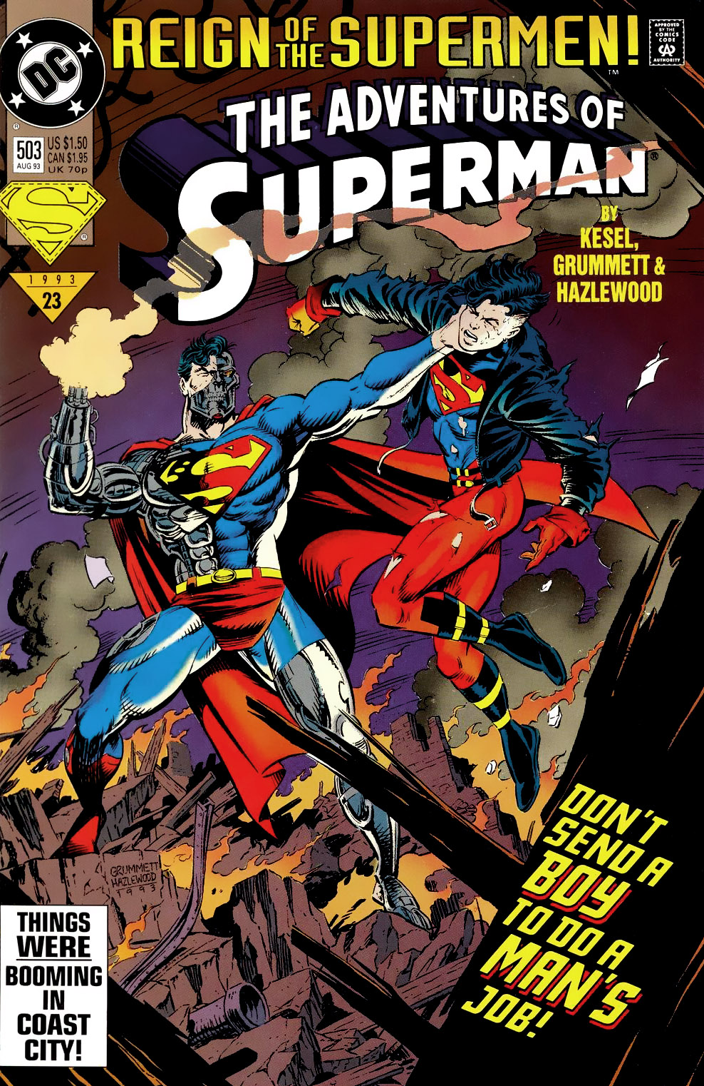 Death and Return of Superman Omnibus (1992-): Chapter Death-and-Return-of-Superman-Omnibus-1992-32 - Page 1