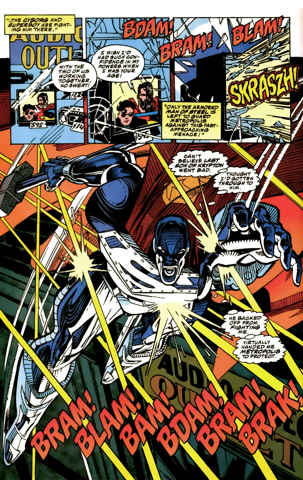 Death and Return of Superman Omnibus (1992-) issue 34 (Reign of the Supermen!) - Page 4