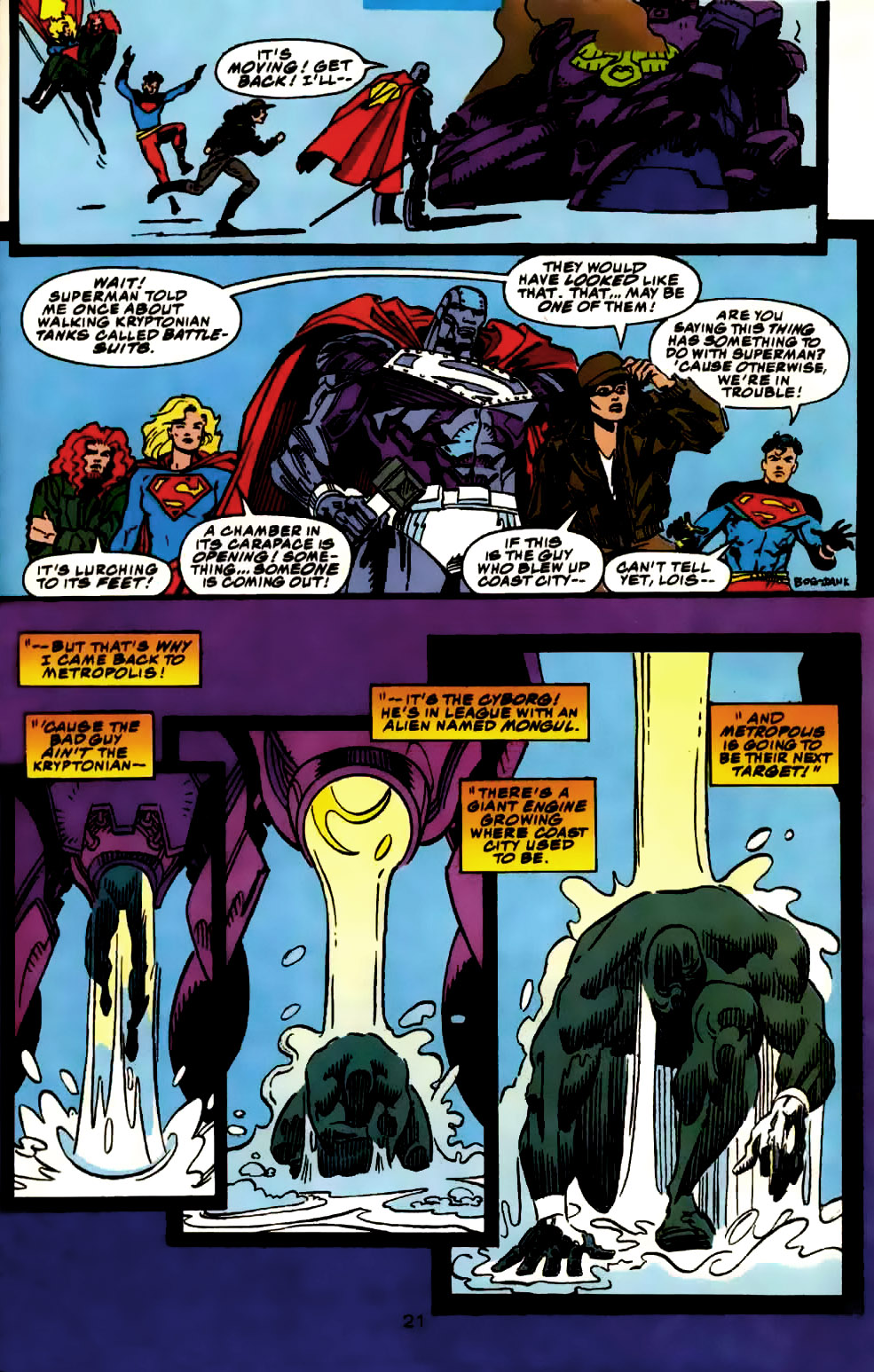 Death and Return of Superman Omnibus (1992-) issue 34 (Reign of the Supermen!) - Page 21