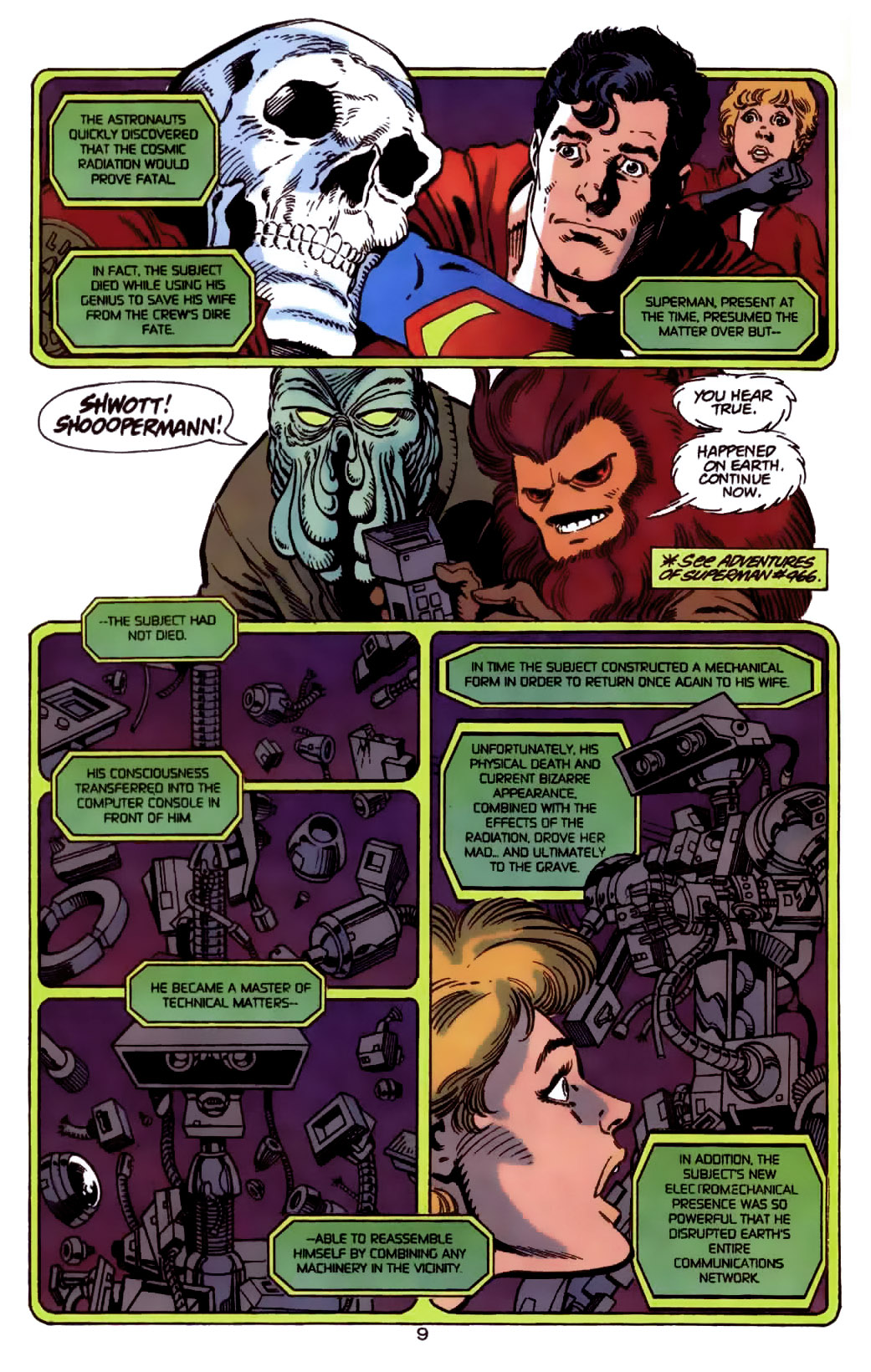 <{ $series->title }} issue 35 (Reign of the Supermen!) - Page 9