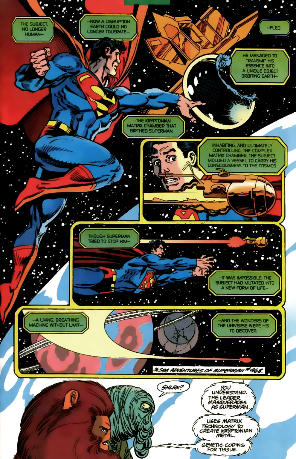 <{ $series->title }} issue 35 (Reign of the Supermen!) - Page 10