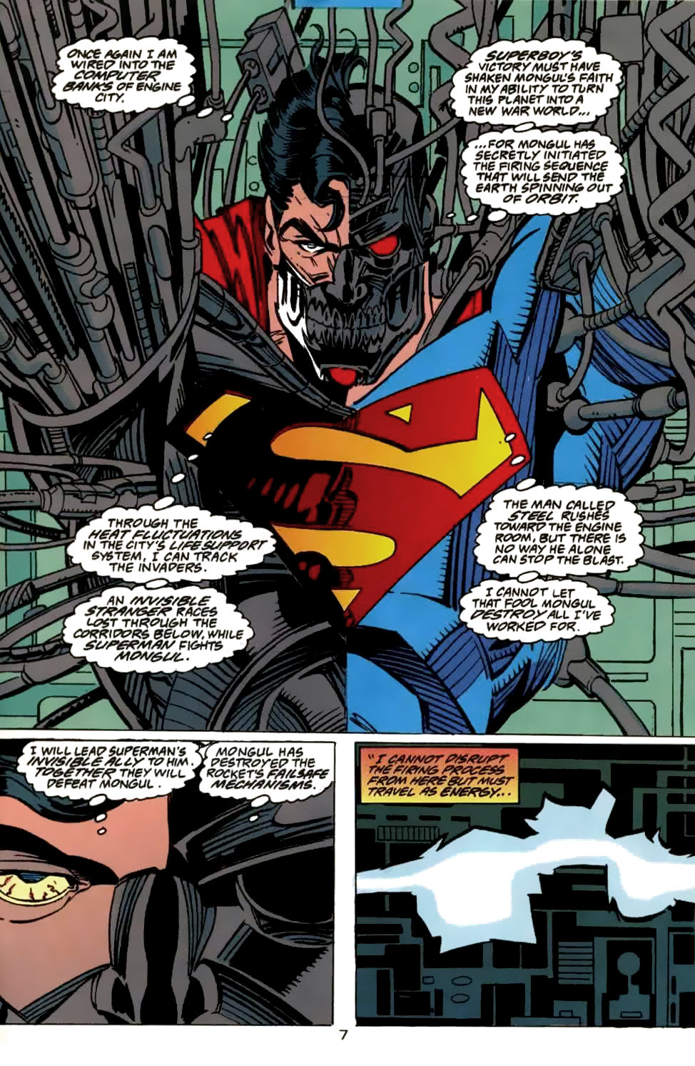 Death and Return of Superman Omnibus (1992-) issue 38 (Reign of the Supermen!) - Page 7