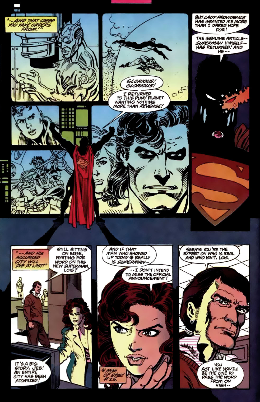 Death and Return of Superman Omnibus (1992-) issue 40 (Reign of the Supermen!) - Page 6