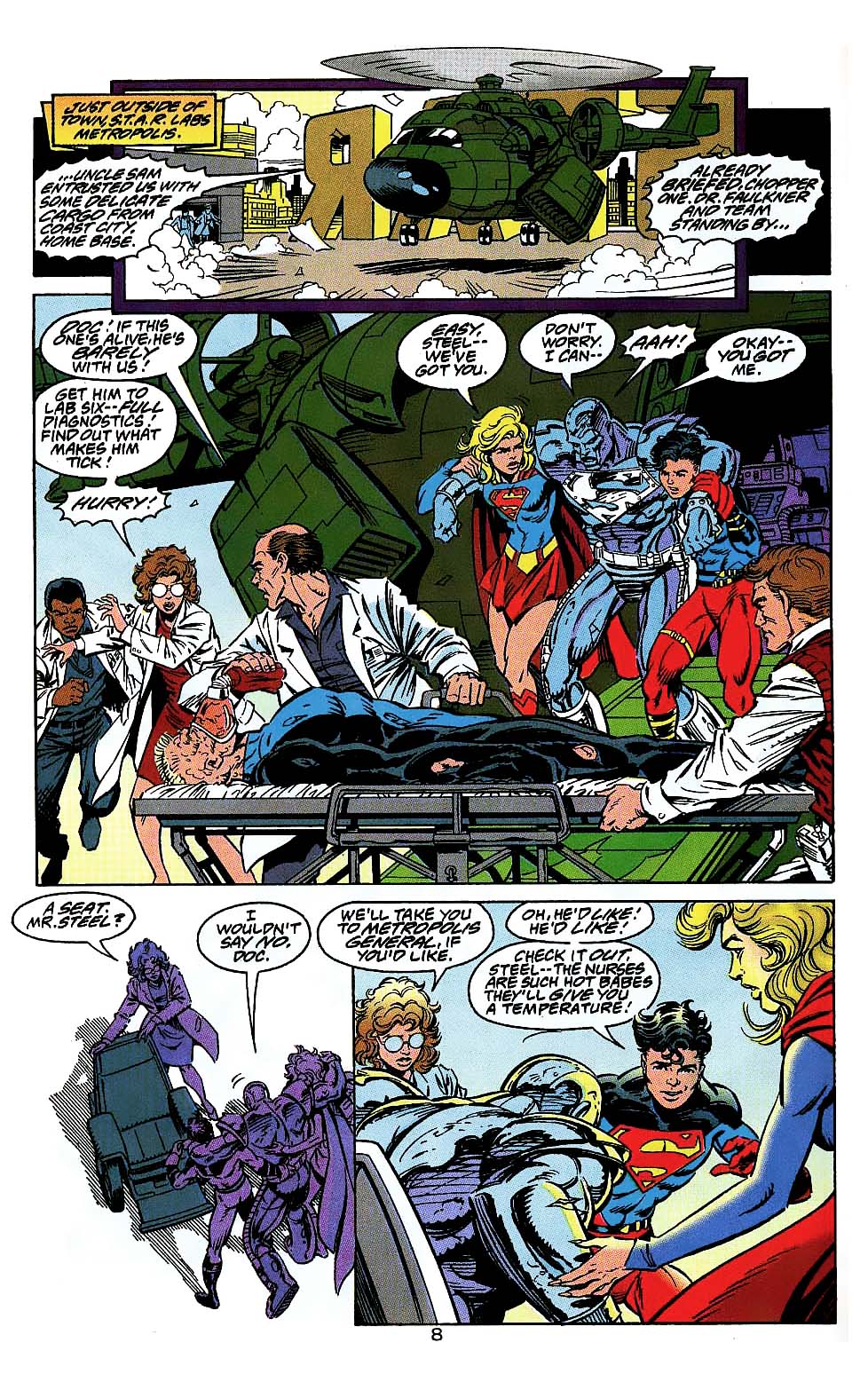 Death and Return of Superman Omnibus (1992-) issue 42 (Reign of the Supermen!) - Page 9