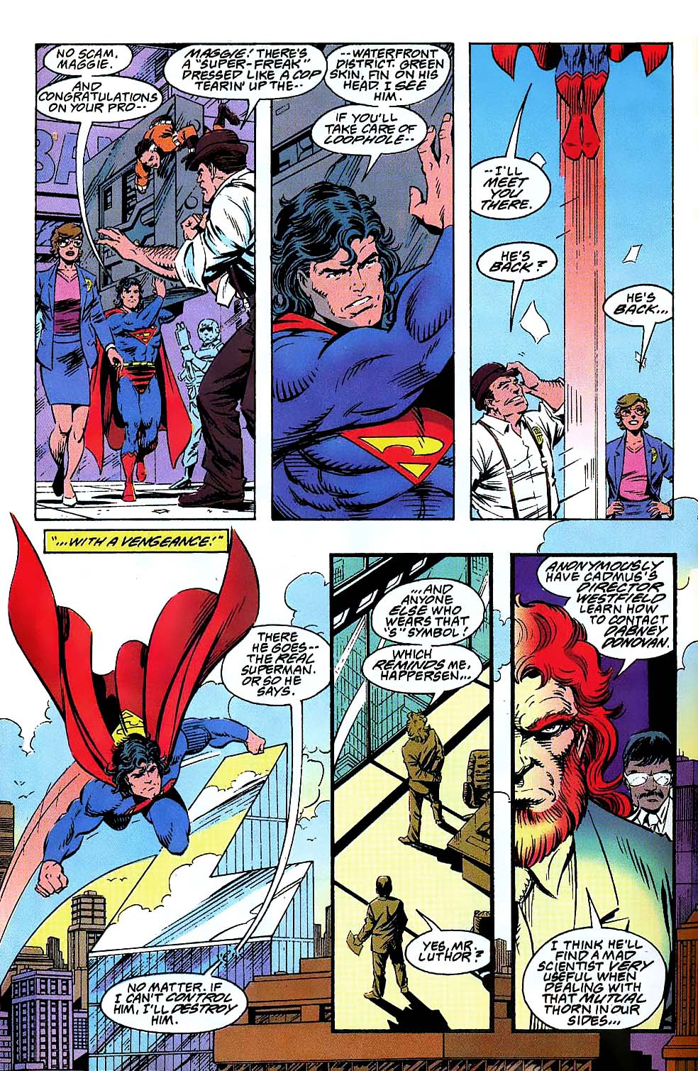 <{ $series->title }} issue 42 (Reign of the Supermen!) - Page 17