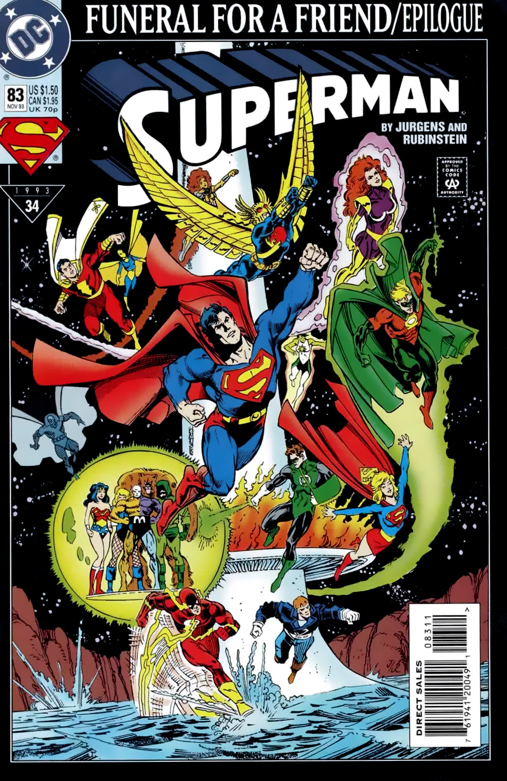 Death and Return of Superman Omnibus (1992-): Chapter Death-and-Return-of-Superman-Omnibus-1992-43 - Page 1