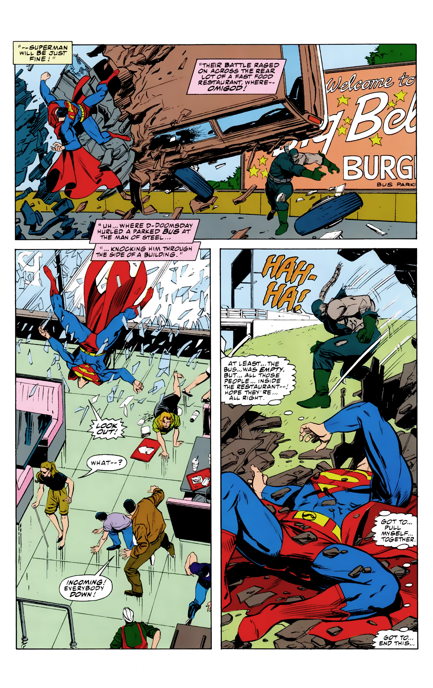 <{ $series->title }} issue 5 (Death of Superman) - Page 13