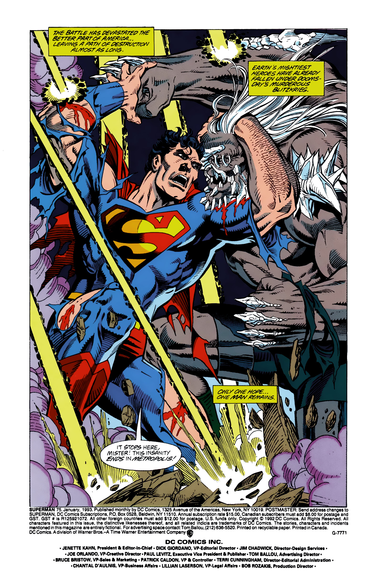 <{ $series->title }} issue 7 (Death of Superman) - Page 2