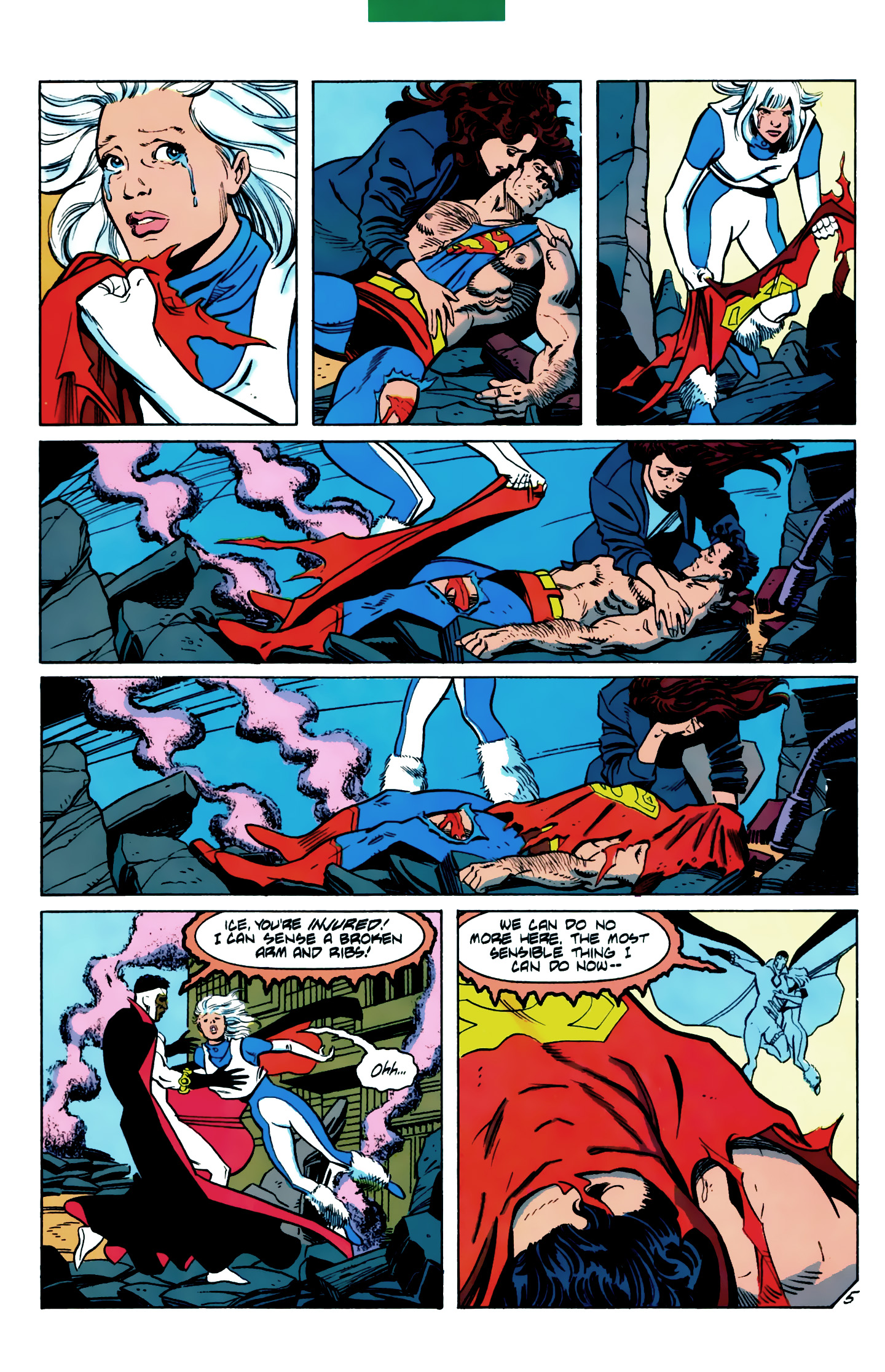 Death and Return of Superman Omnibus (1992-) issue 8 (Funeral for a Friend) - Page 5