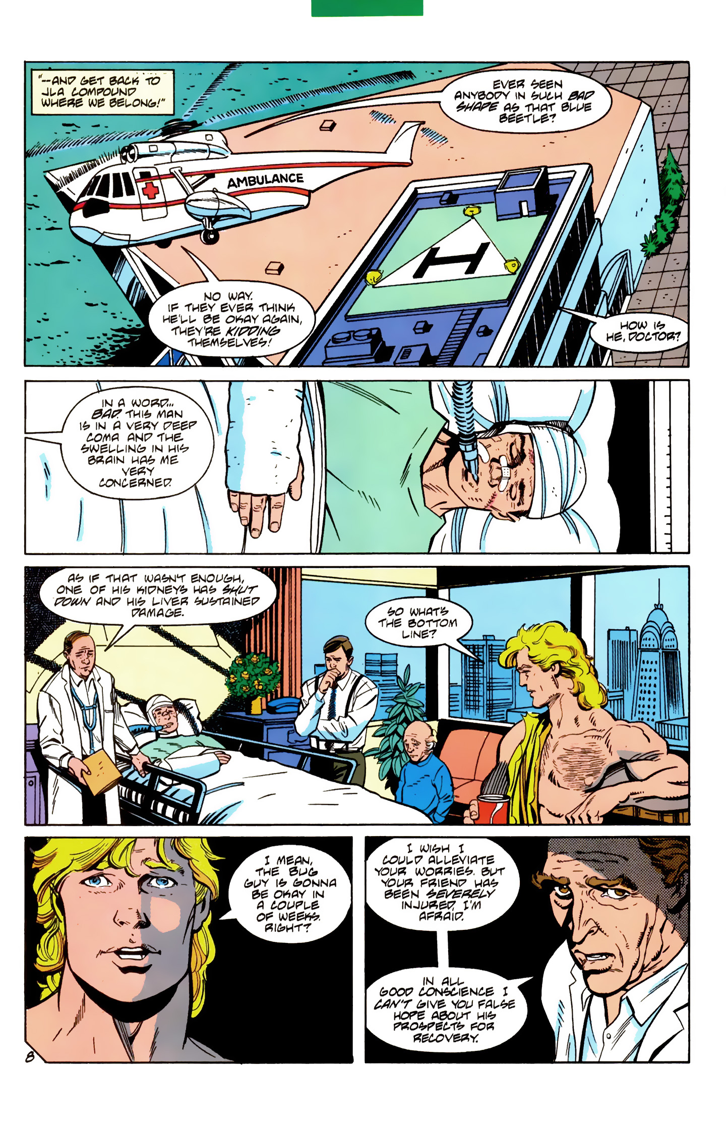 Death and Return of Superman Omnibus (1992-) issue 8 (Funeral for a Friend) - Page 8