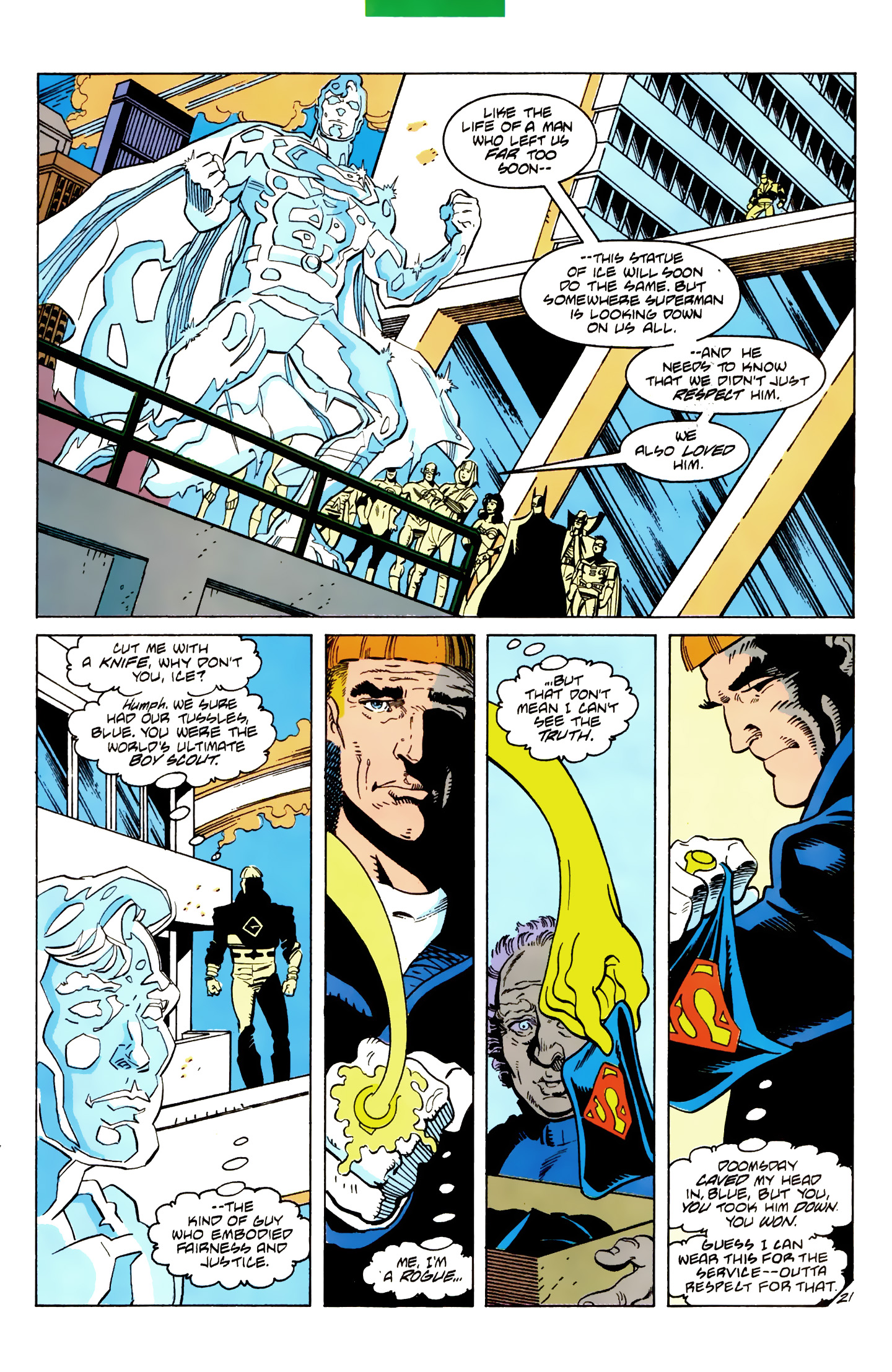 Death and Return of Superman Omnibus (1992-) issue 8 (Funeral for a Friend) - Page 20