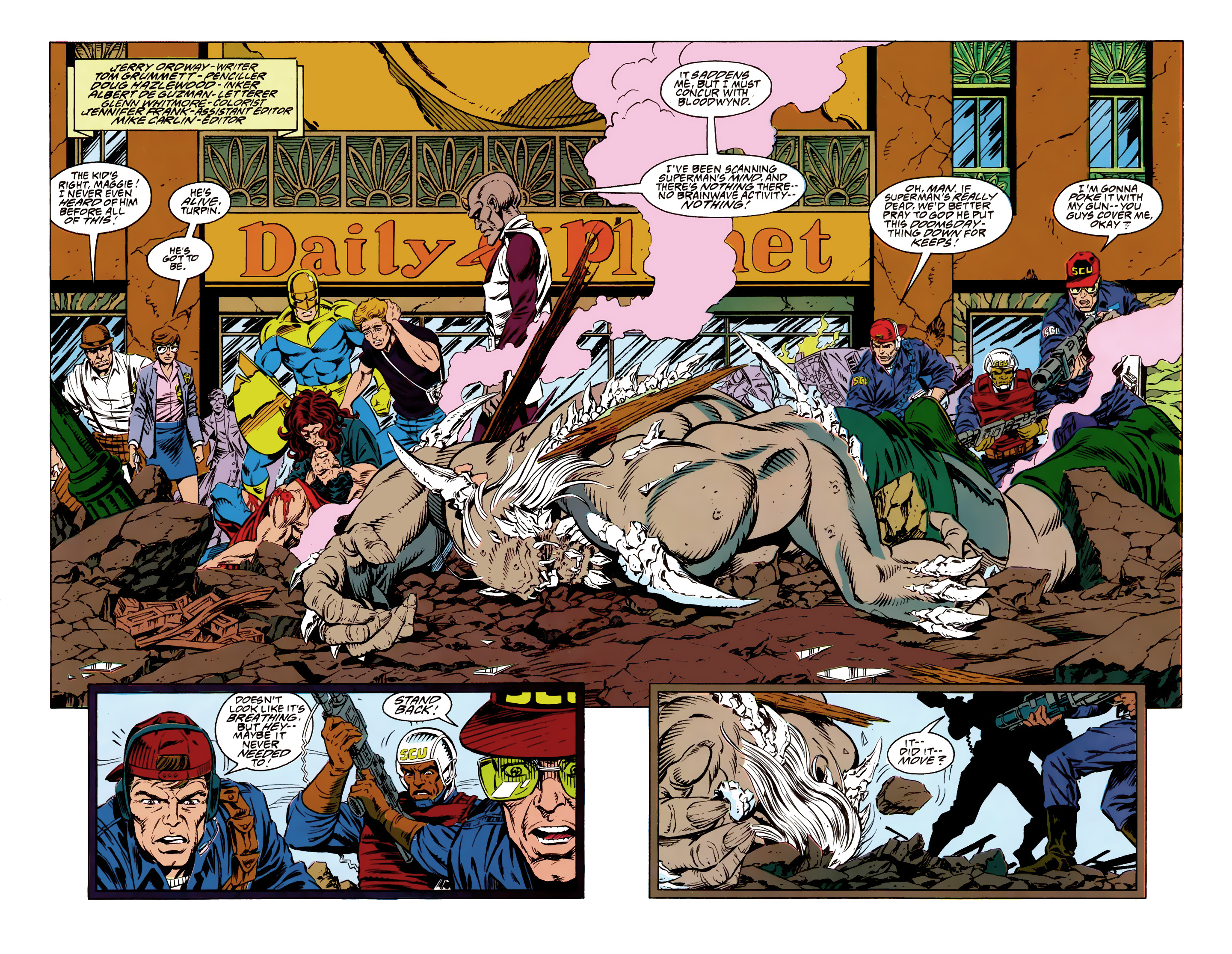 Death and Return of Superman Omnibus (1992-) issue 9 (Funeral for a Friend) - Page 3