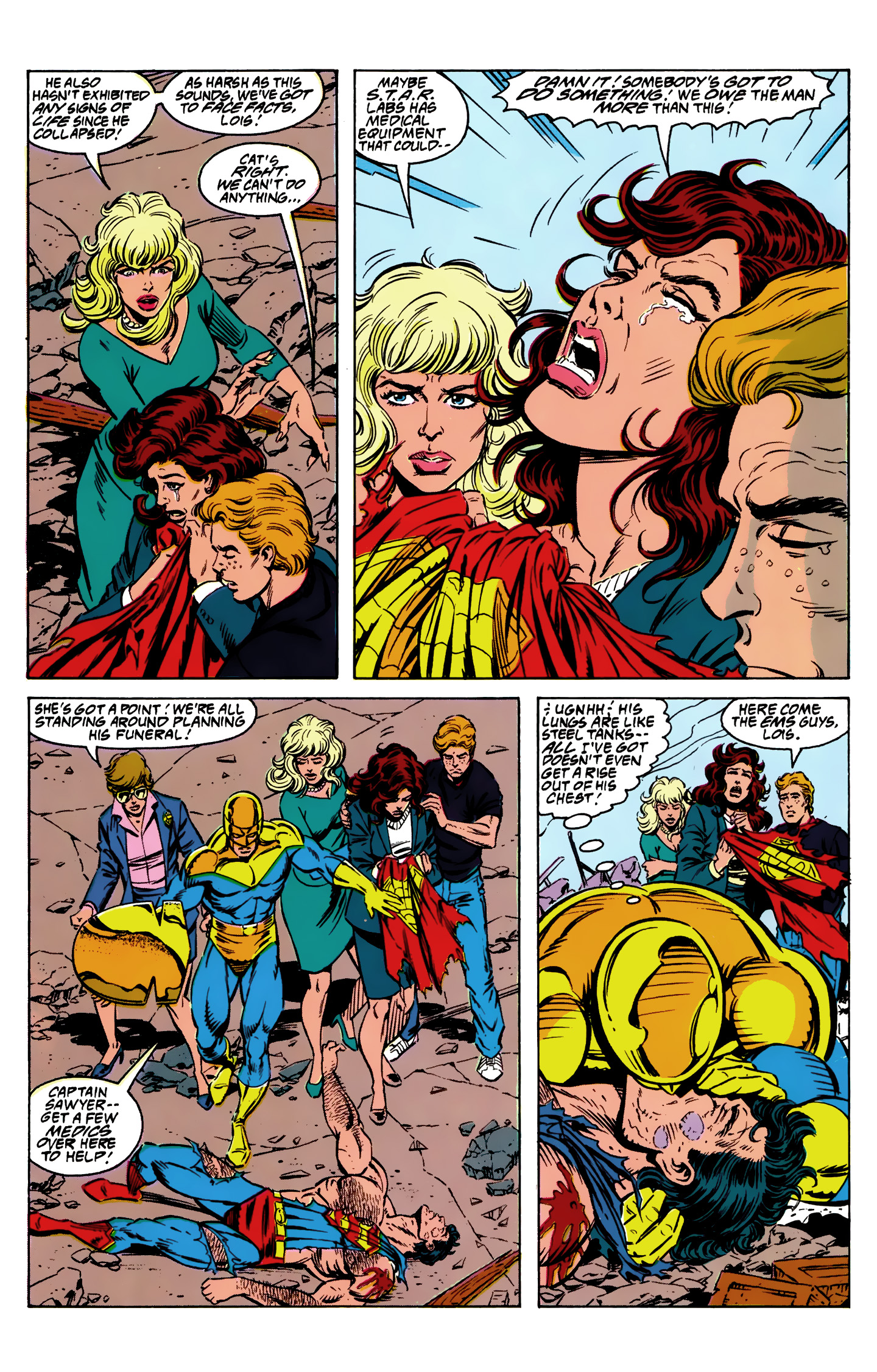 Death and Return of Superman Omnibus (1992-) issue 9 (Funeral for a Friend) - Page 5