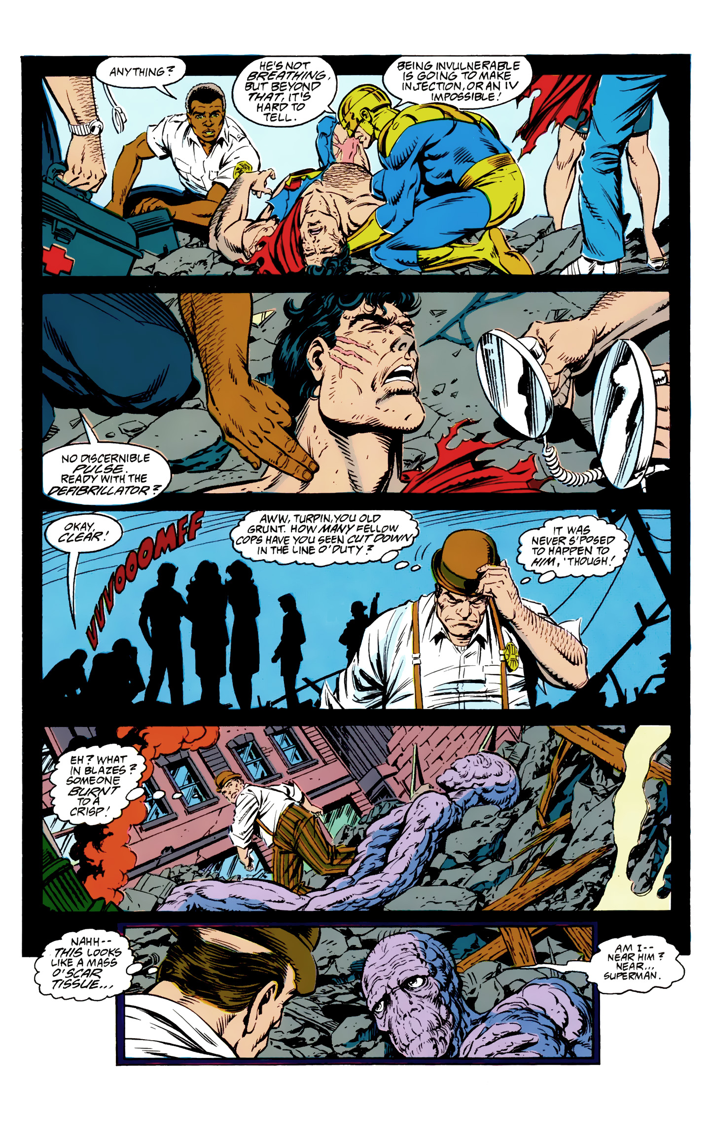 Death and Return of Superman Omnibus (1992-) issue 9 (Funeral for a Friend) - Page 6