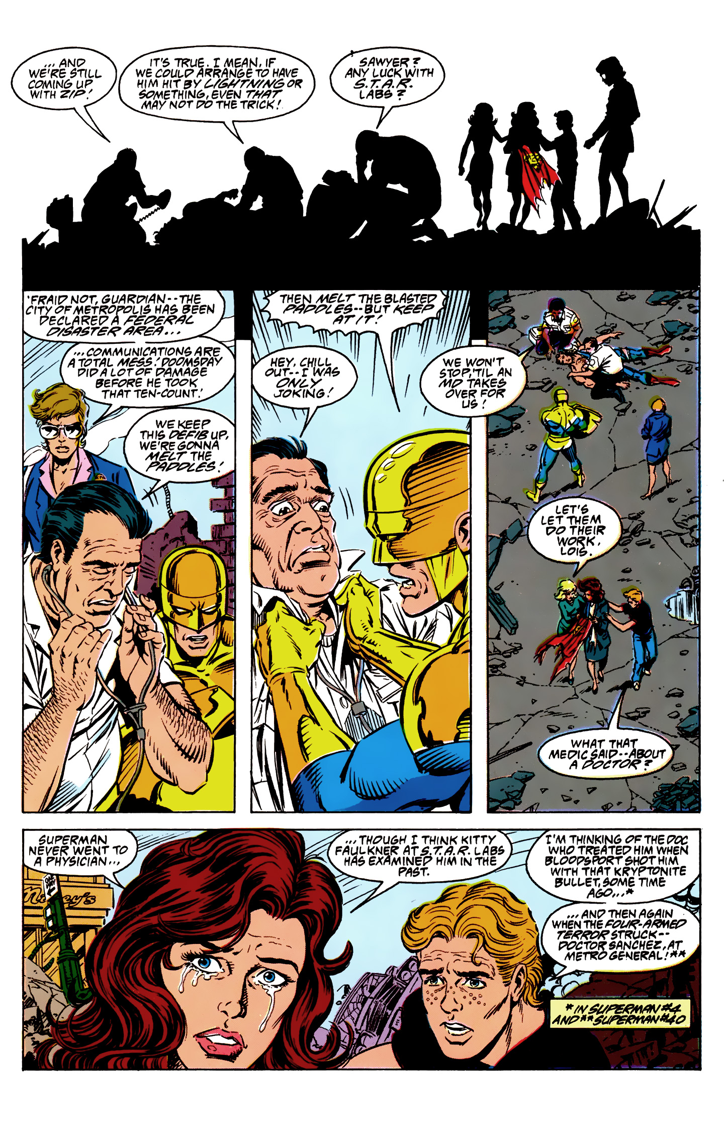 Death and Return of Superman Omnibus (1992-) issue 9 (Funeral for a Friend) - Page 8