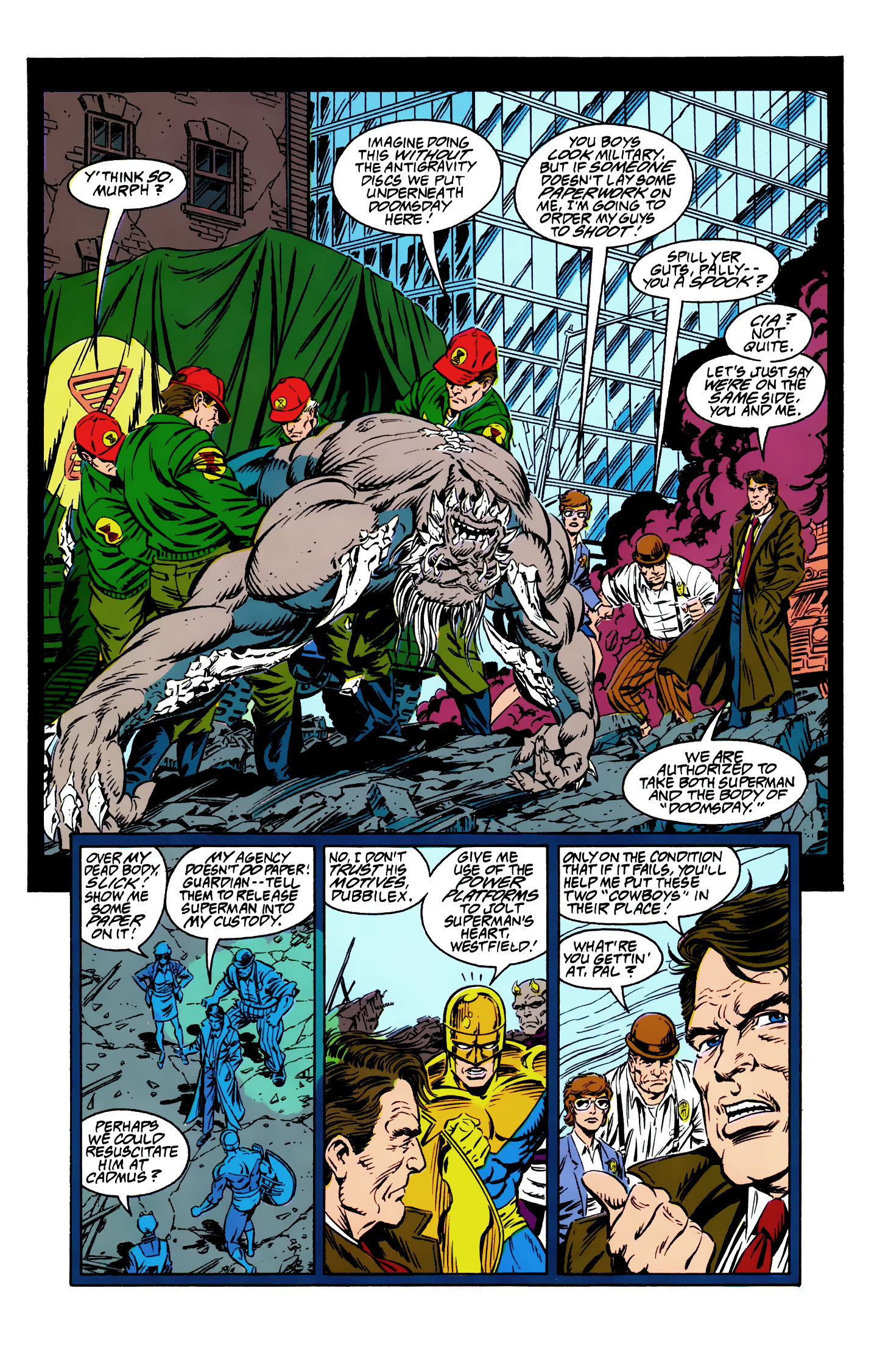 Death and Return of Superman Omnibus (1992-) issue 9 (Funeral for a Friend) - Page 14