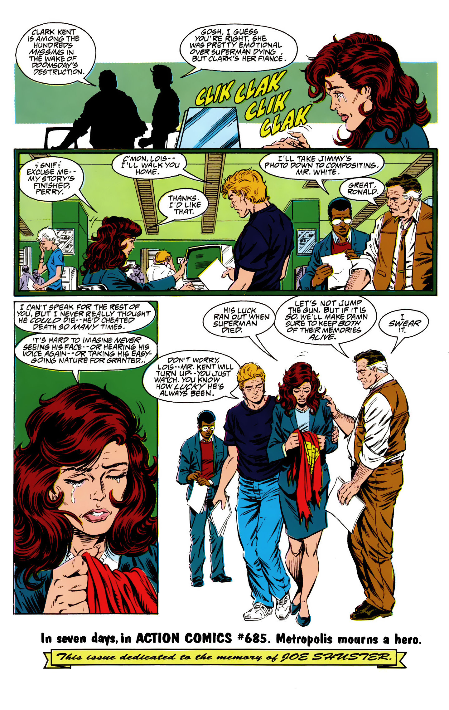 Death and Return of Superman Omnibus (1992-) issue 9 (Funeral for a Friend) - Page 22