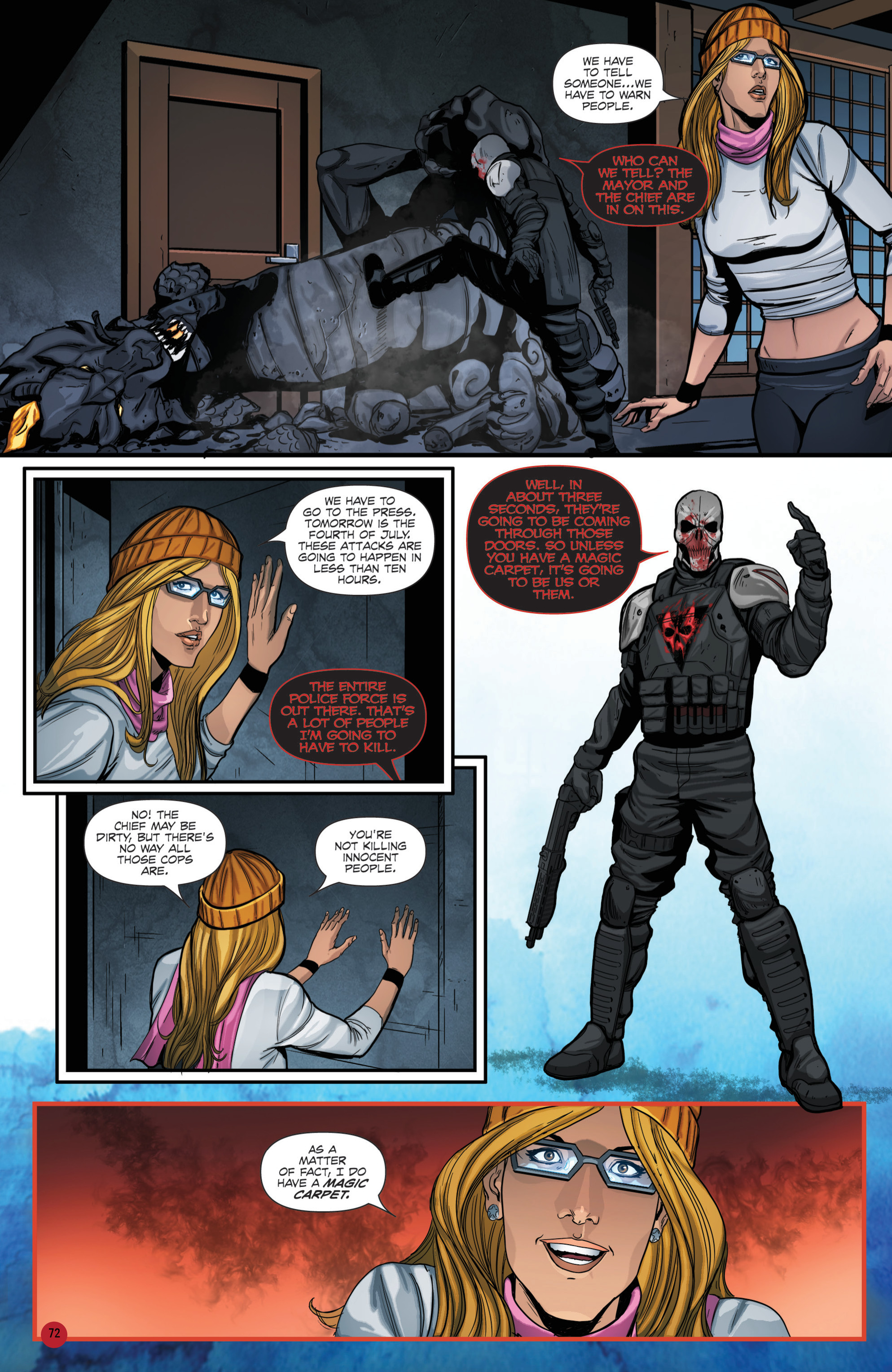 Death Force: The Fires of Vengeance (2017) issue 1 - Page 72