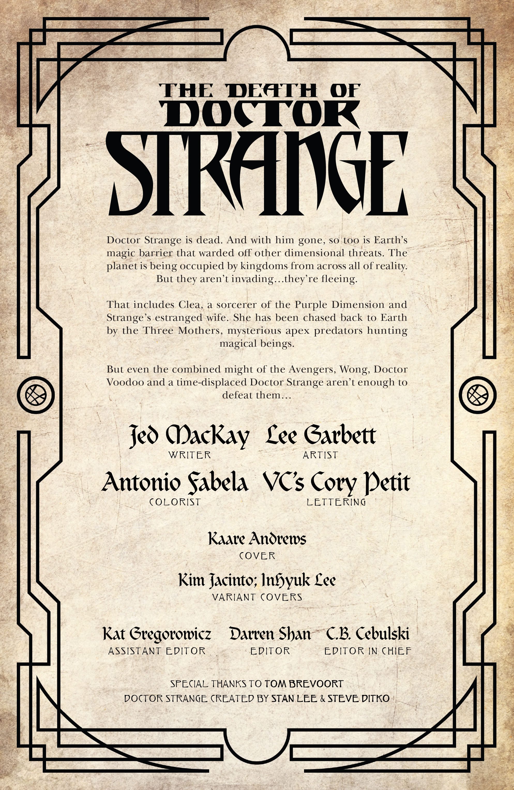 Death of Doctor Strange (2021): Chapter 3 - Page 2