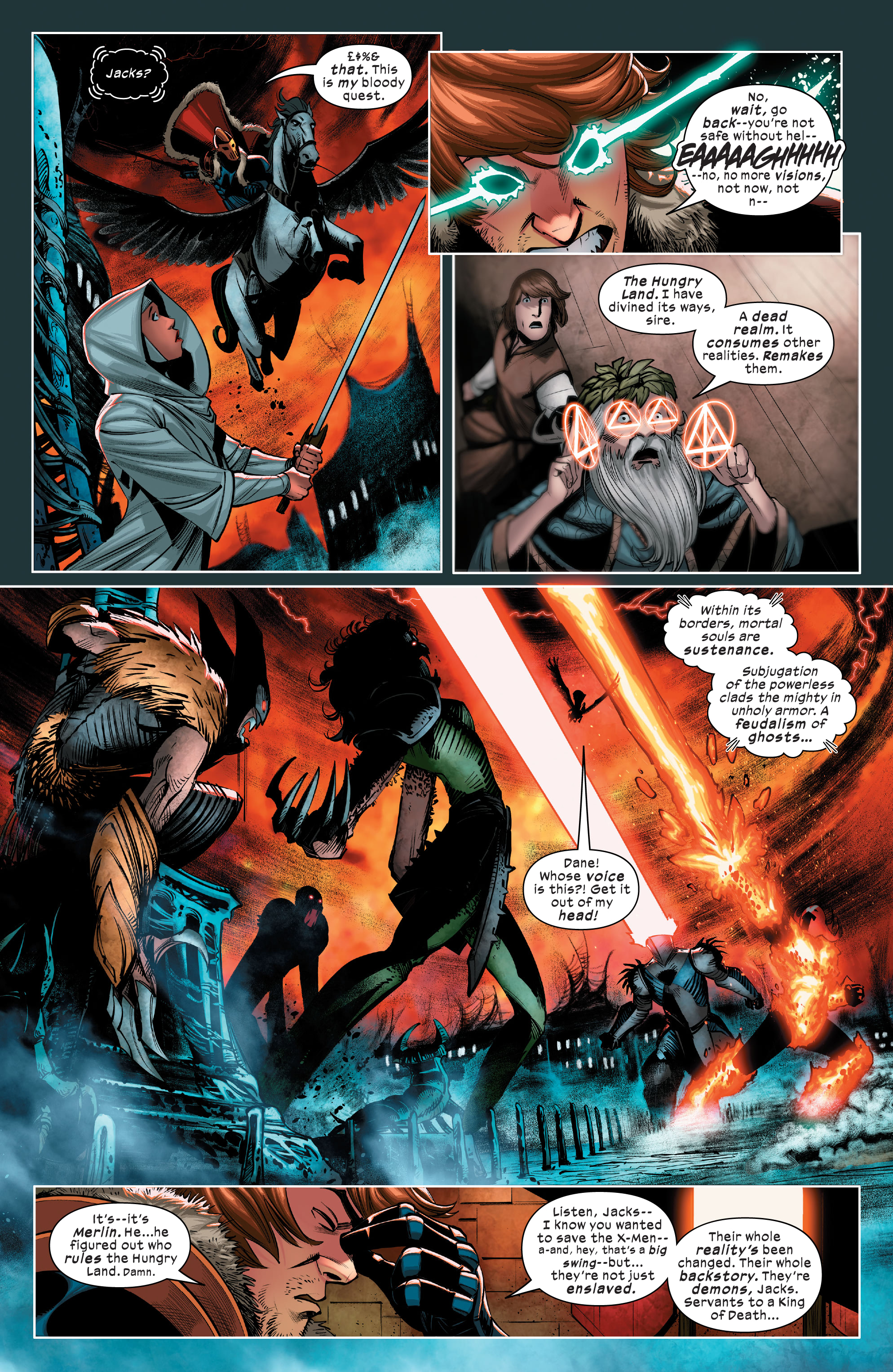 Death of Doctor Strange: X-Men/Black Knight (2021-) issue 1 - Page 12