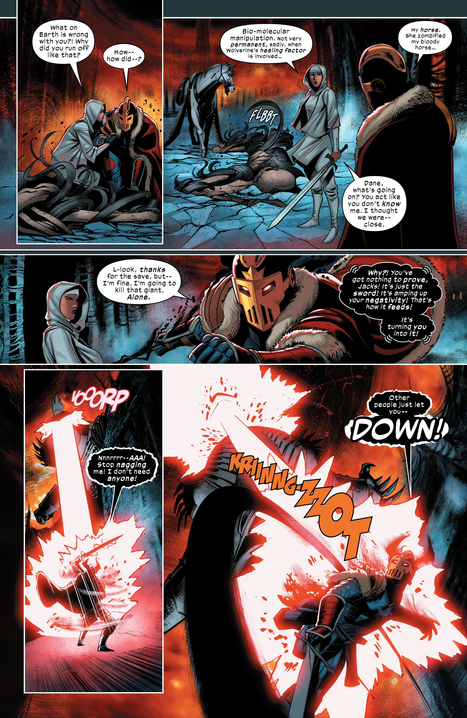 Death of Doctor Strange: X-Men/Black Knight (2021-) issue 1 - Page 16