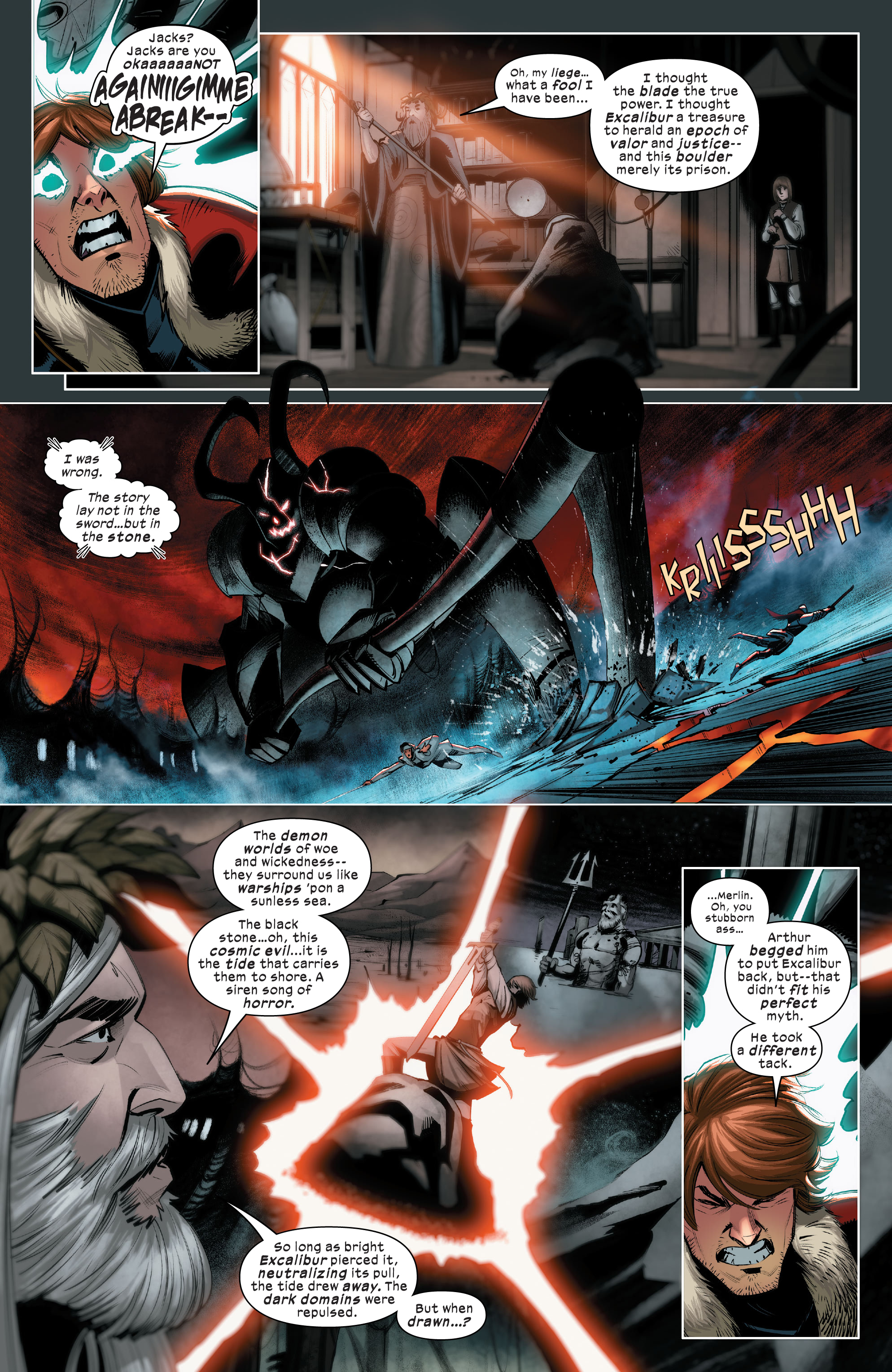 Death of Doctor Strange: X-Men/Black Knight (2021-) issue 1 - Page 21