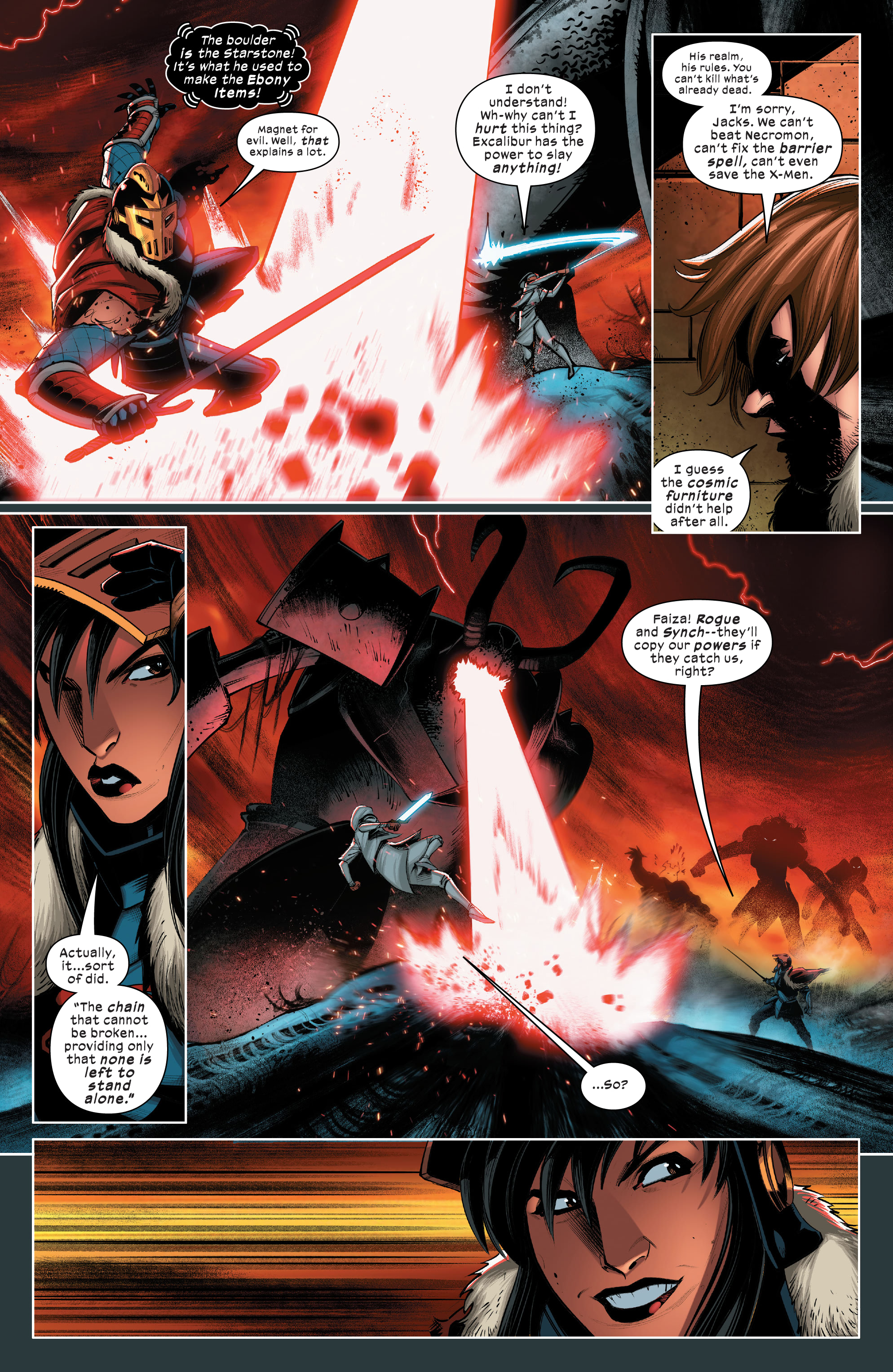 Death of Doctor Strange: X-Men/Black Knight (2021-) issue 1 - Page 23