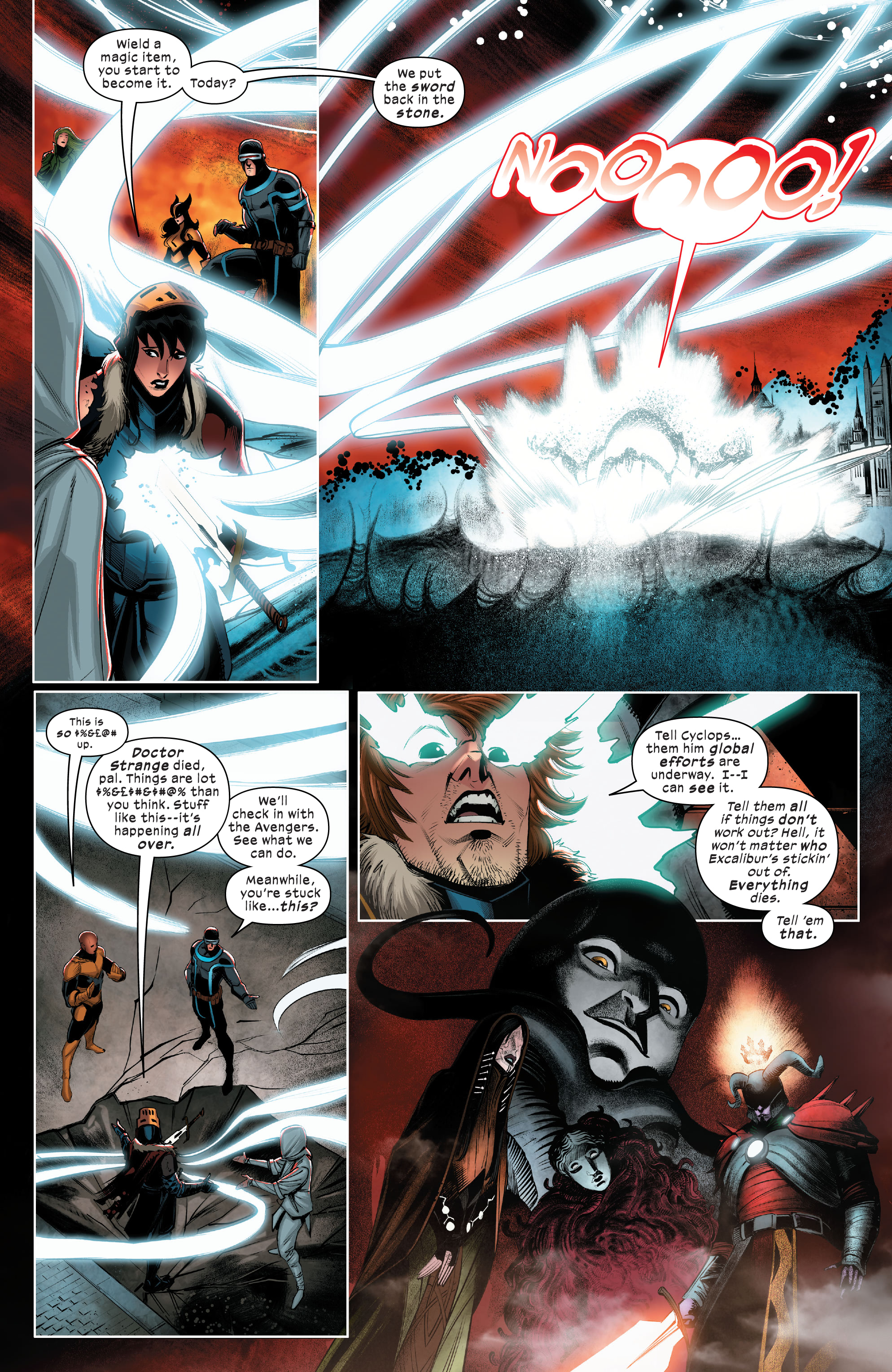 Death of Doctor Strange: X-Men/Black Knight (2021-) issue 1 - Page 30