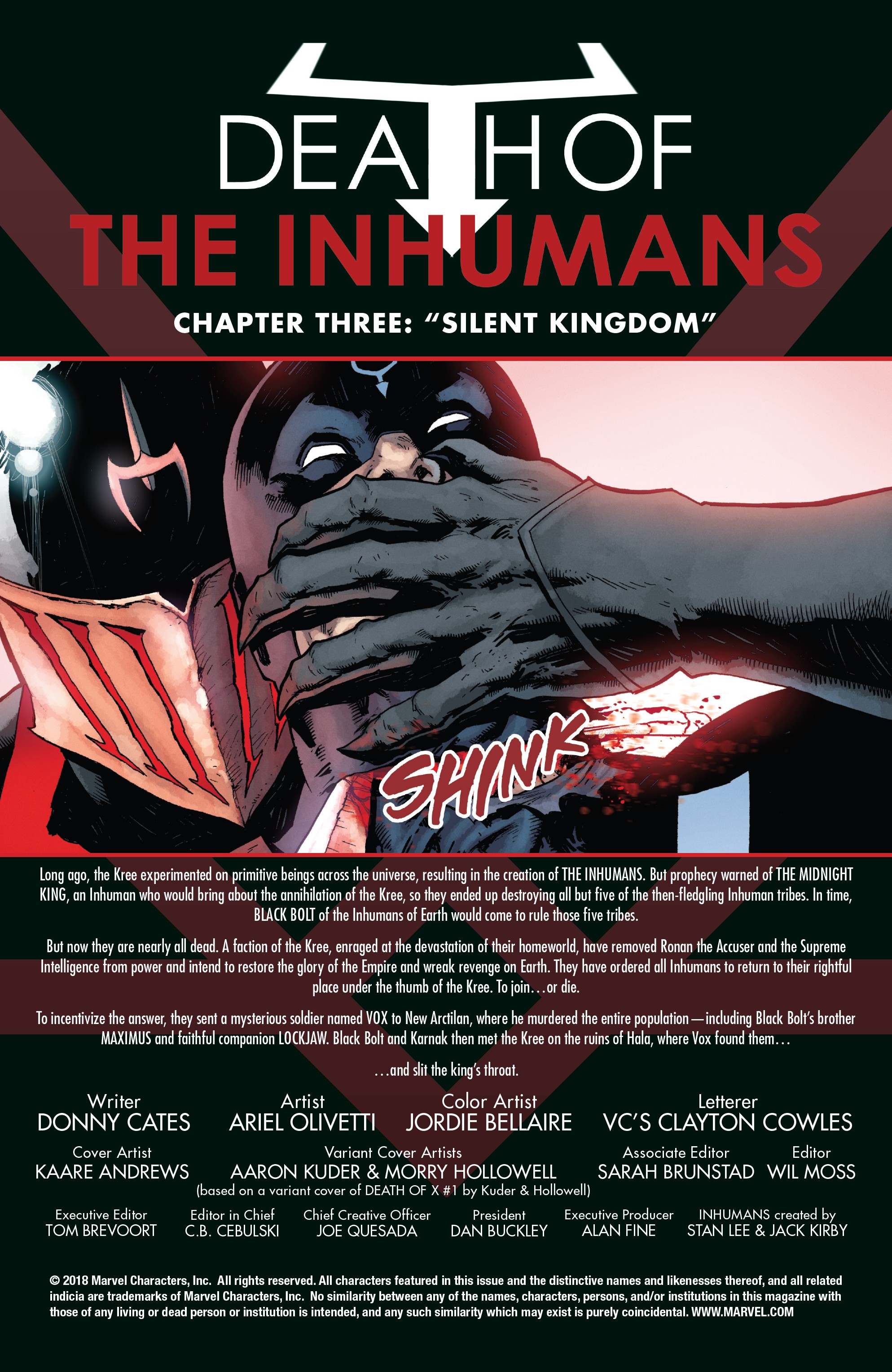 Death Of The Inhumans (2018): Chapter 3 - Page 2