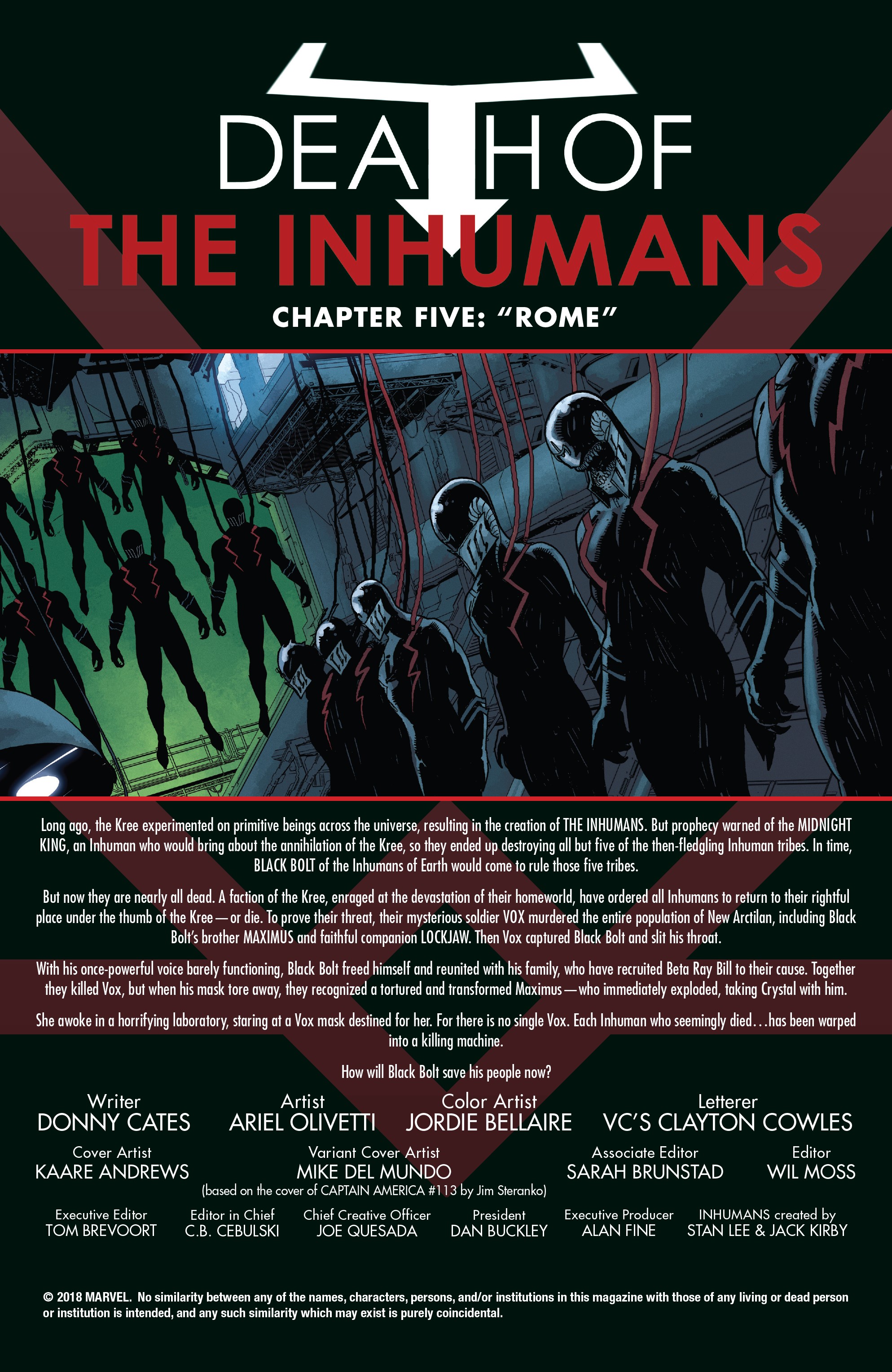 Death Of The Inhumans (2018): Chapter 5 - Page 2