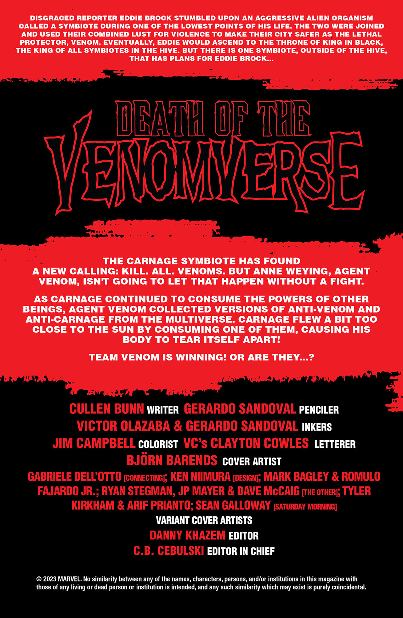 Death of the Venomverse (2023-) issue 4 - Page 2