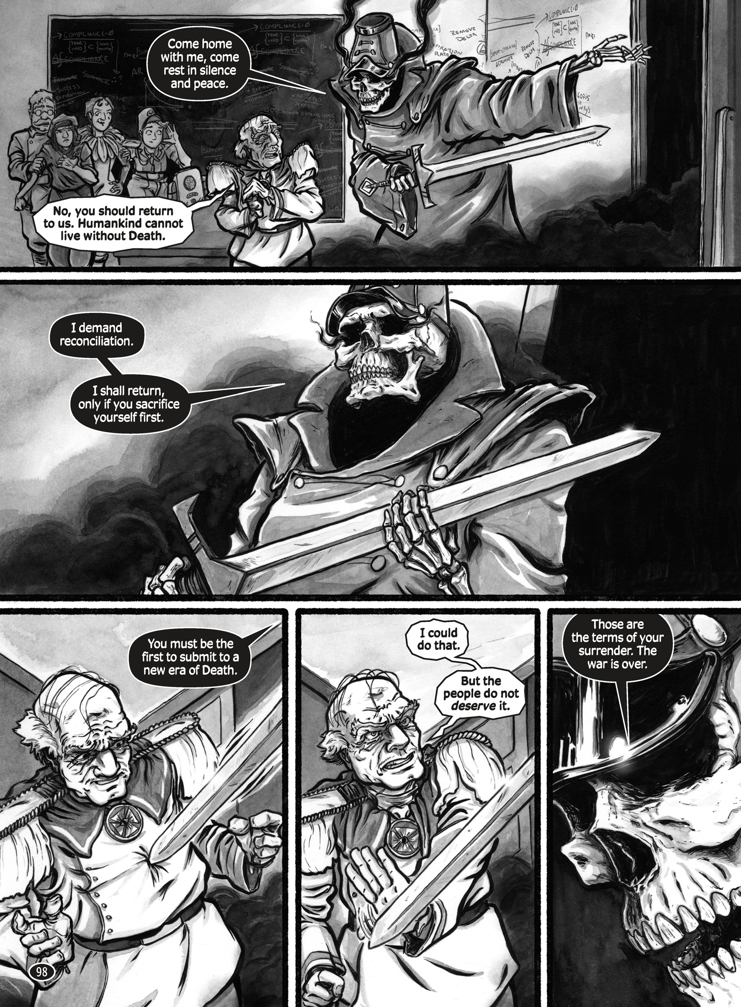 Death Strikes: The Emperor of Atlantis (2024) issue HC - Page 95