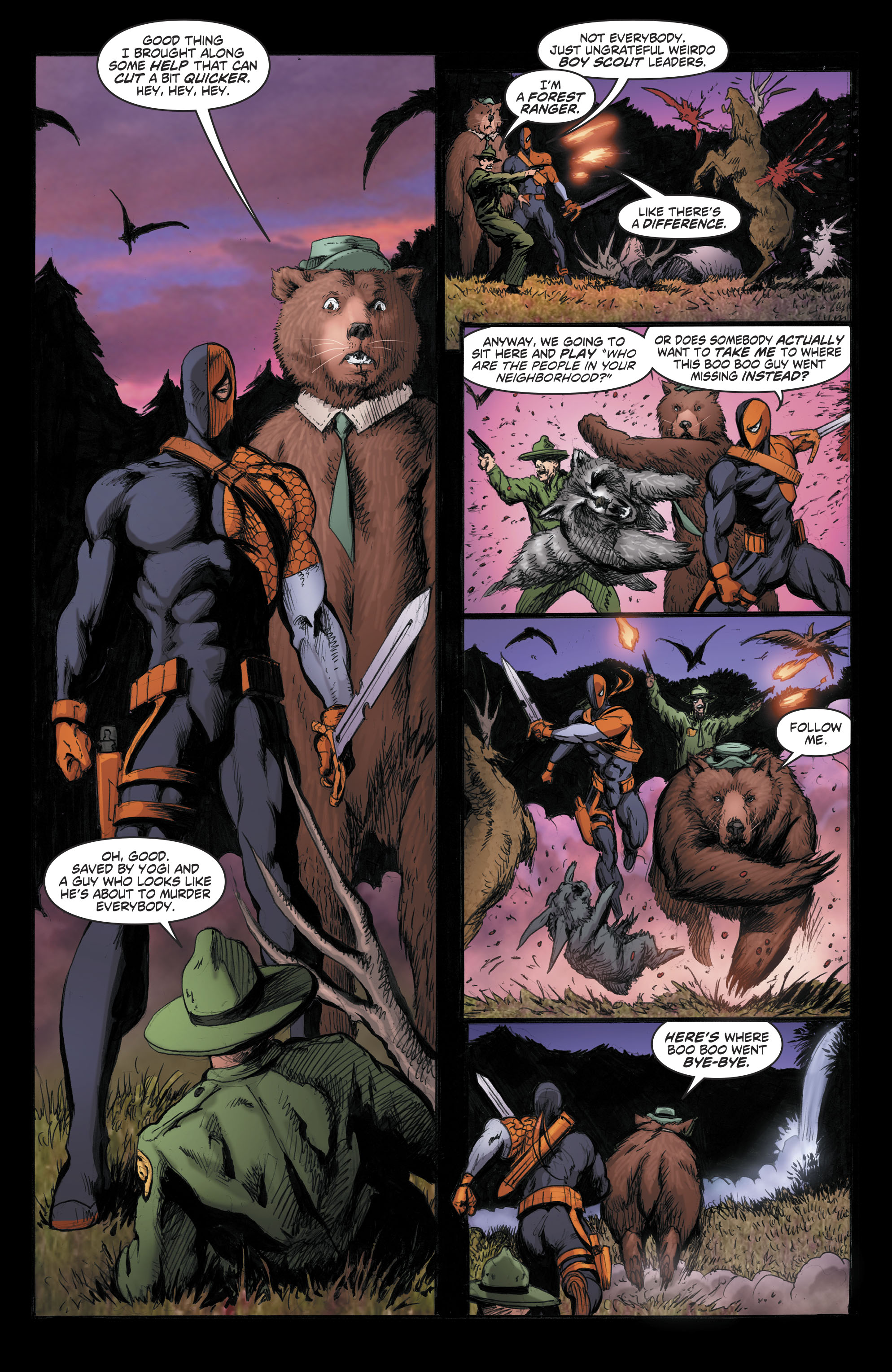 Deathstroke/Yogi Bear Special (2018) issue 1 - Page 21