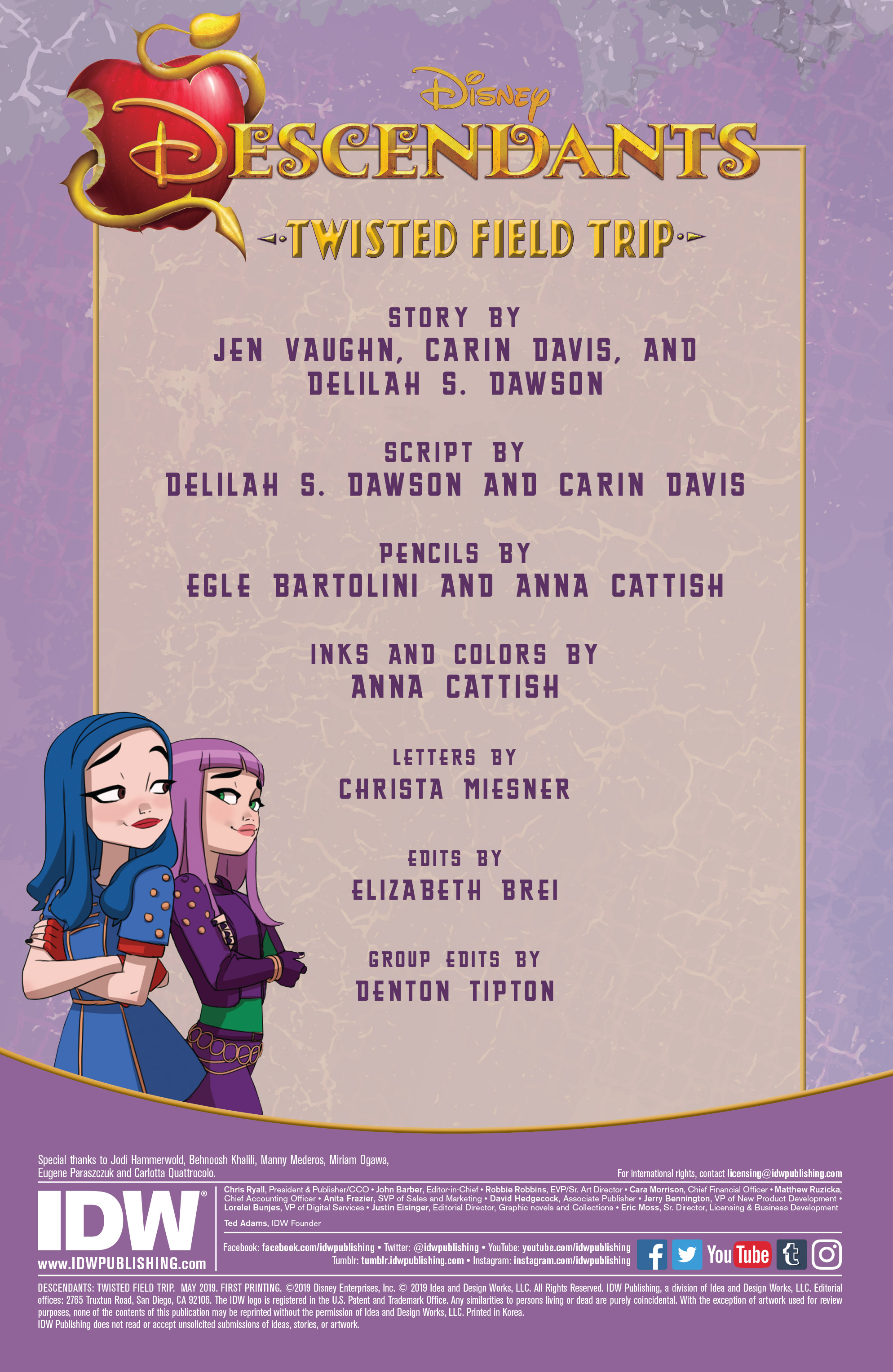 Descendants: Twisted Field Trip (2019): Chapter 1 - Page 4