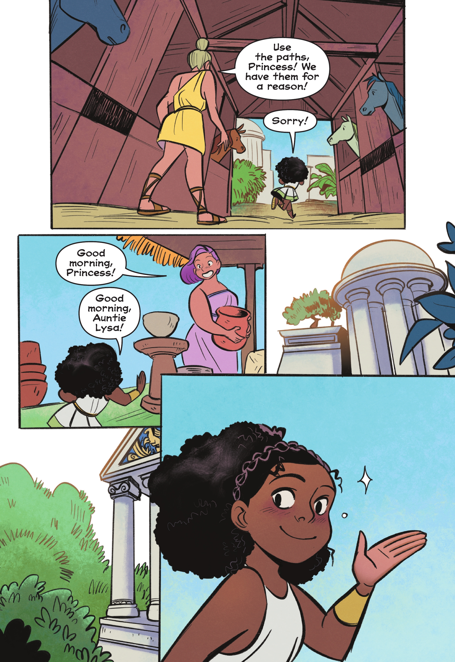 Diana and Nubia: Princesses of the Amazons (2022) issue GN - Page 8