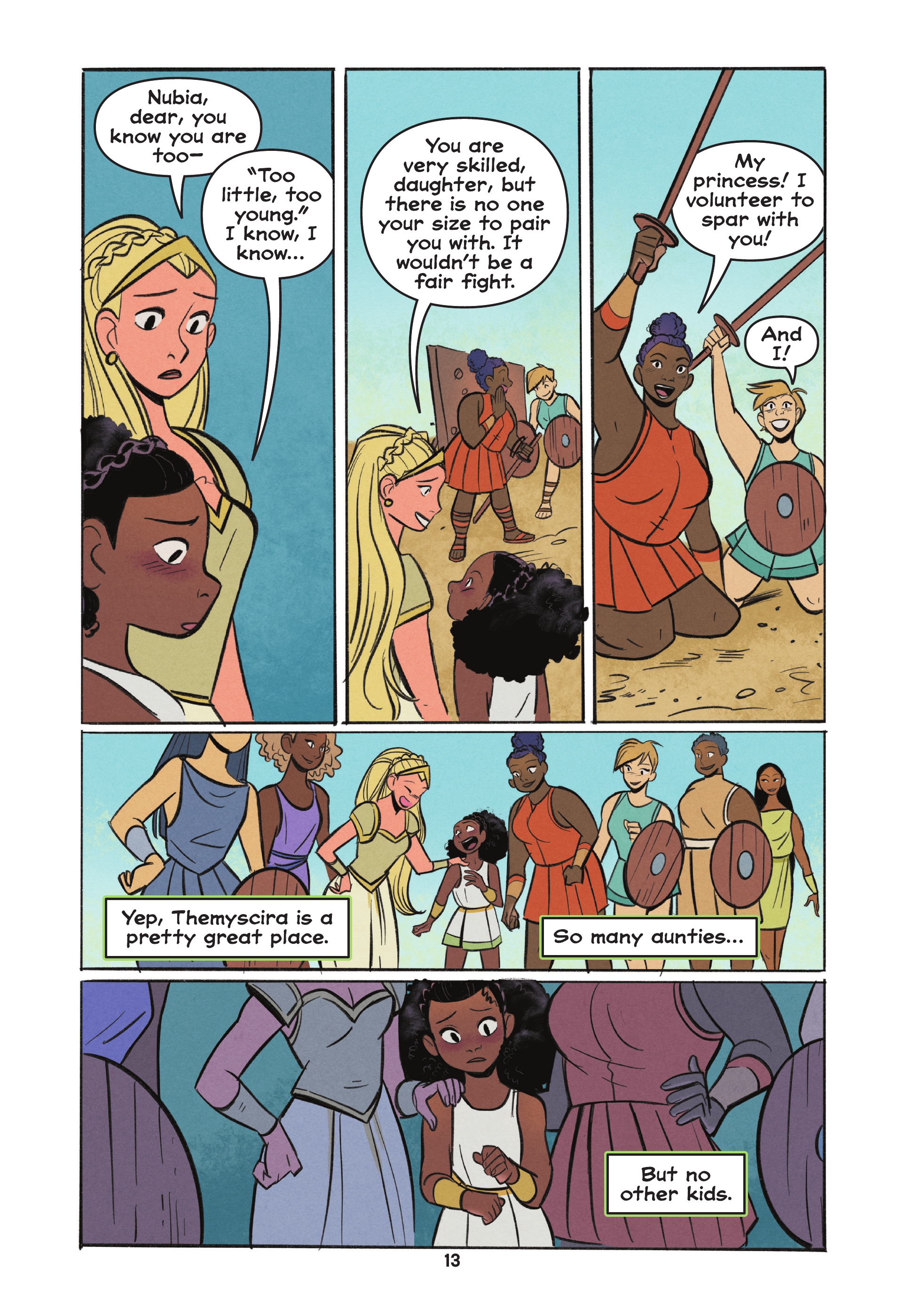 Diana and Nubia: Princesses of the Amazons (2022) issue GN - Page 11