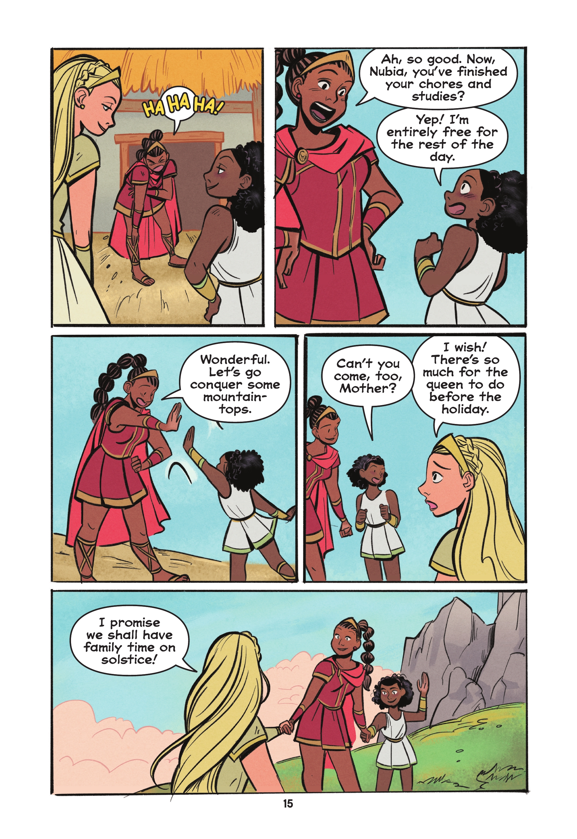 Diana and Nubia: Princesses of the Amazons (2022) issue GN - Page 13