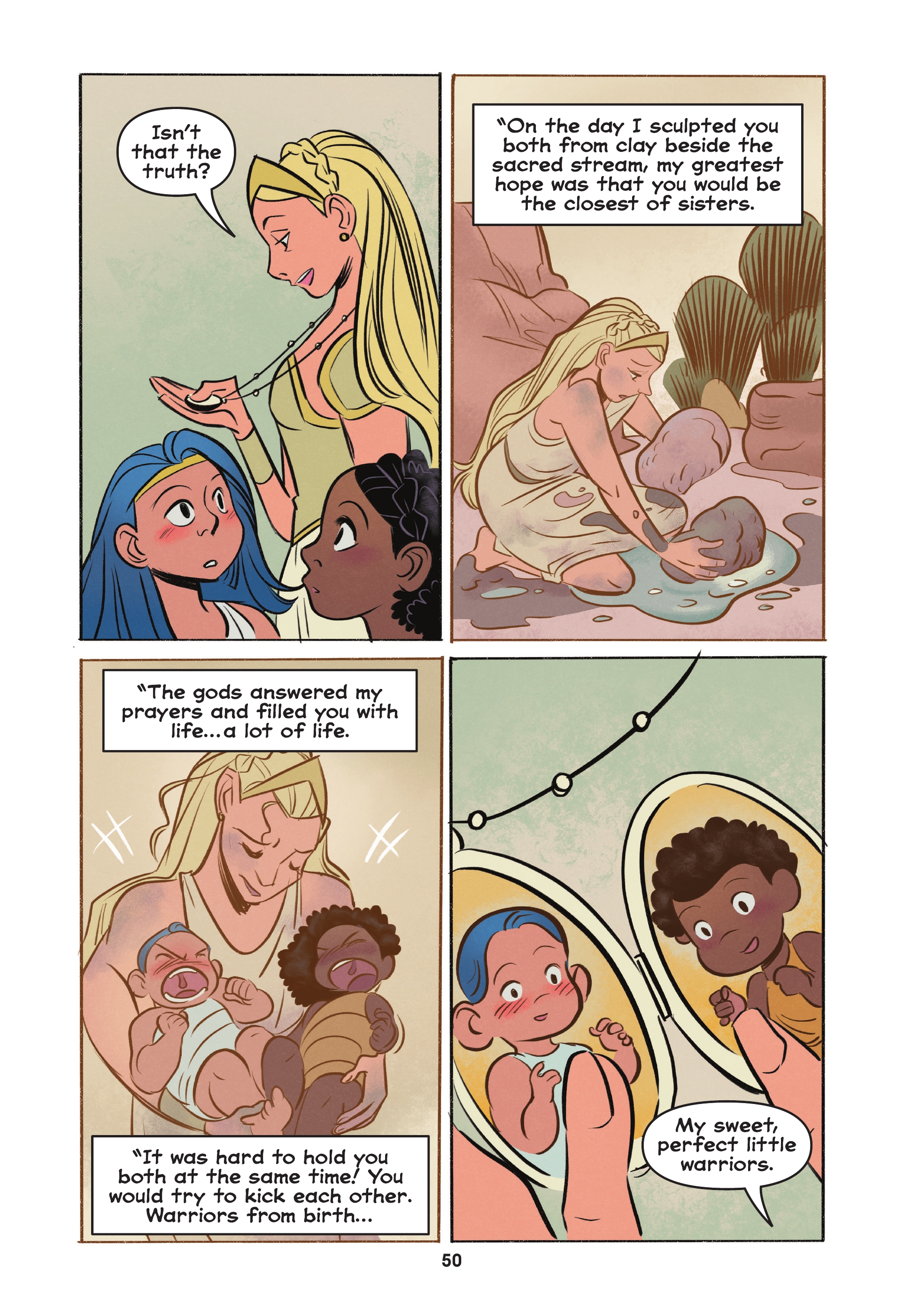 Diana and Nubia: Princesses of the Amazons (2022) issue GN - Page 48