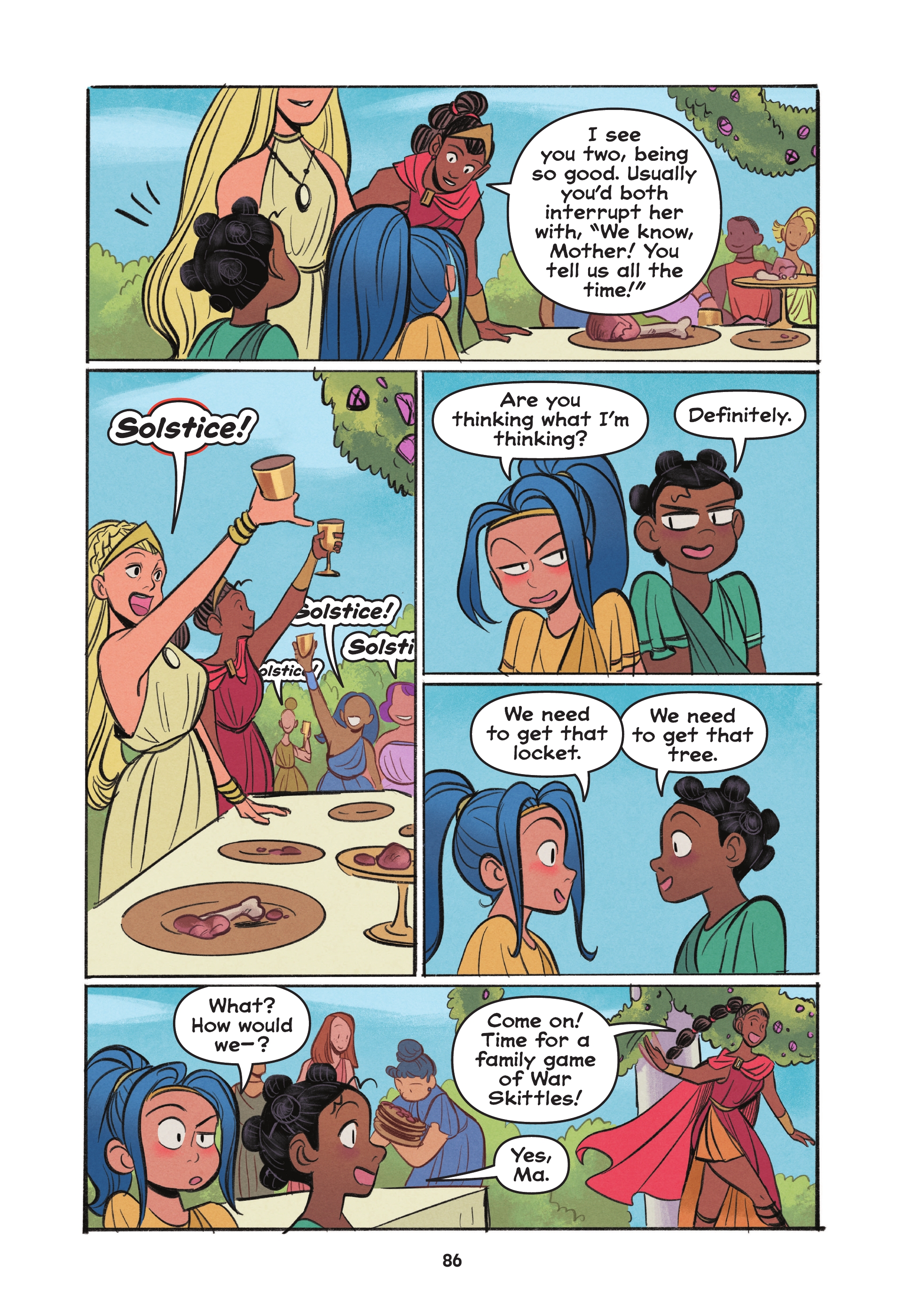 Diana and Nubia: Princesses of the Amazons (2022) issue GN - Page 84