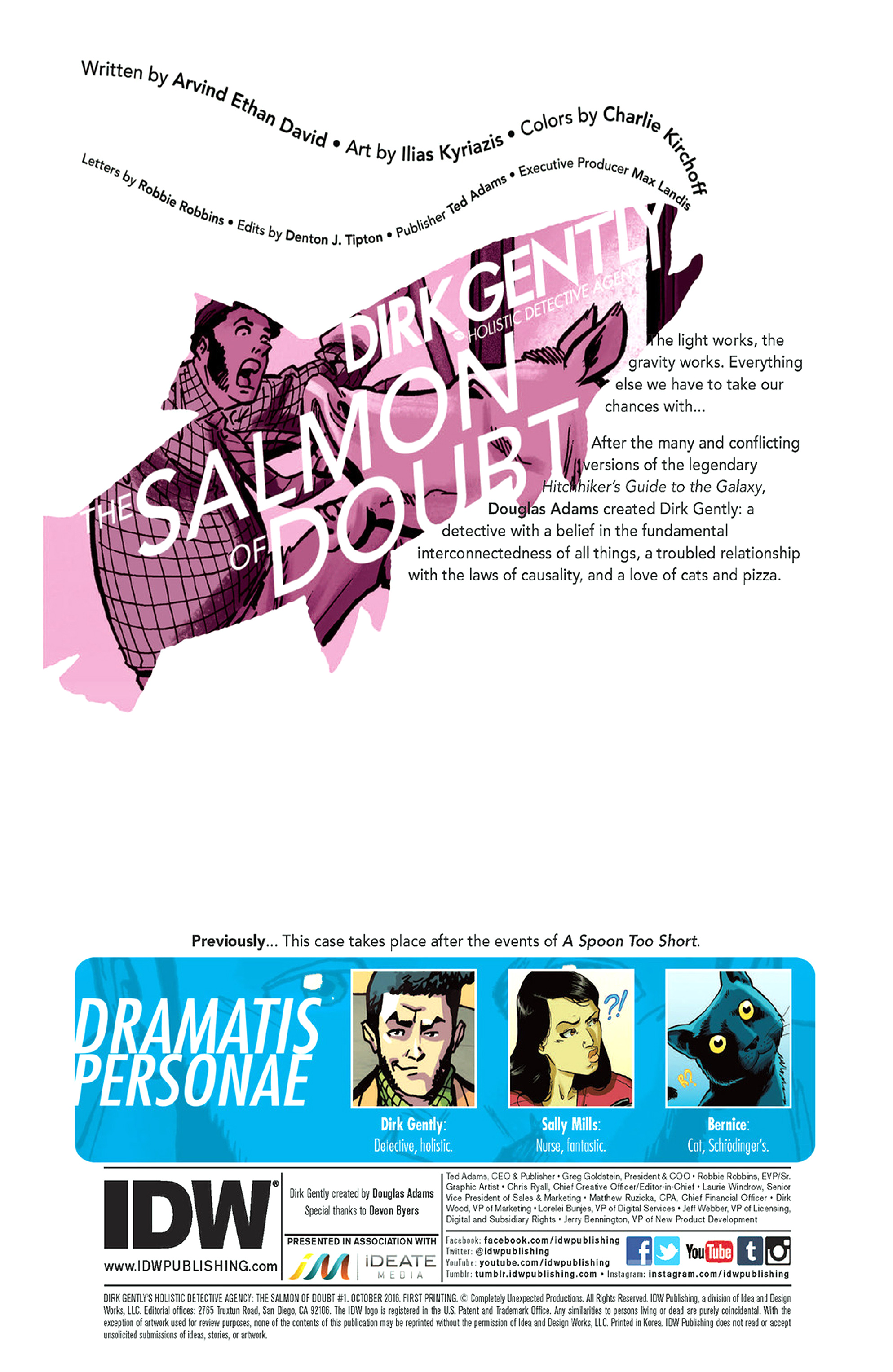 Dirk Gently: The Salmon of Doubt (2016-): Chapter 1 - Page 2