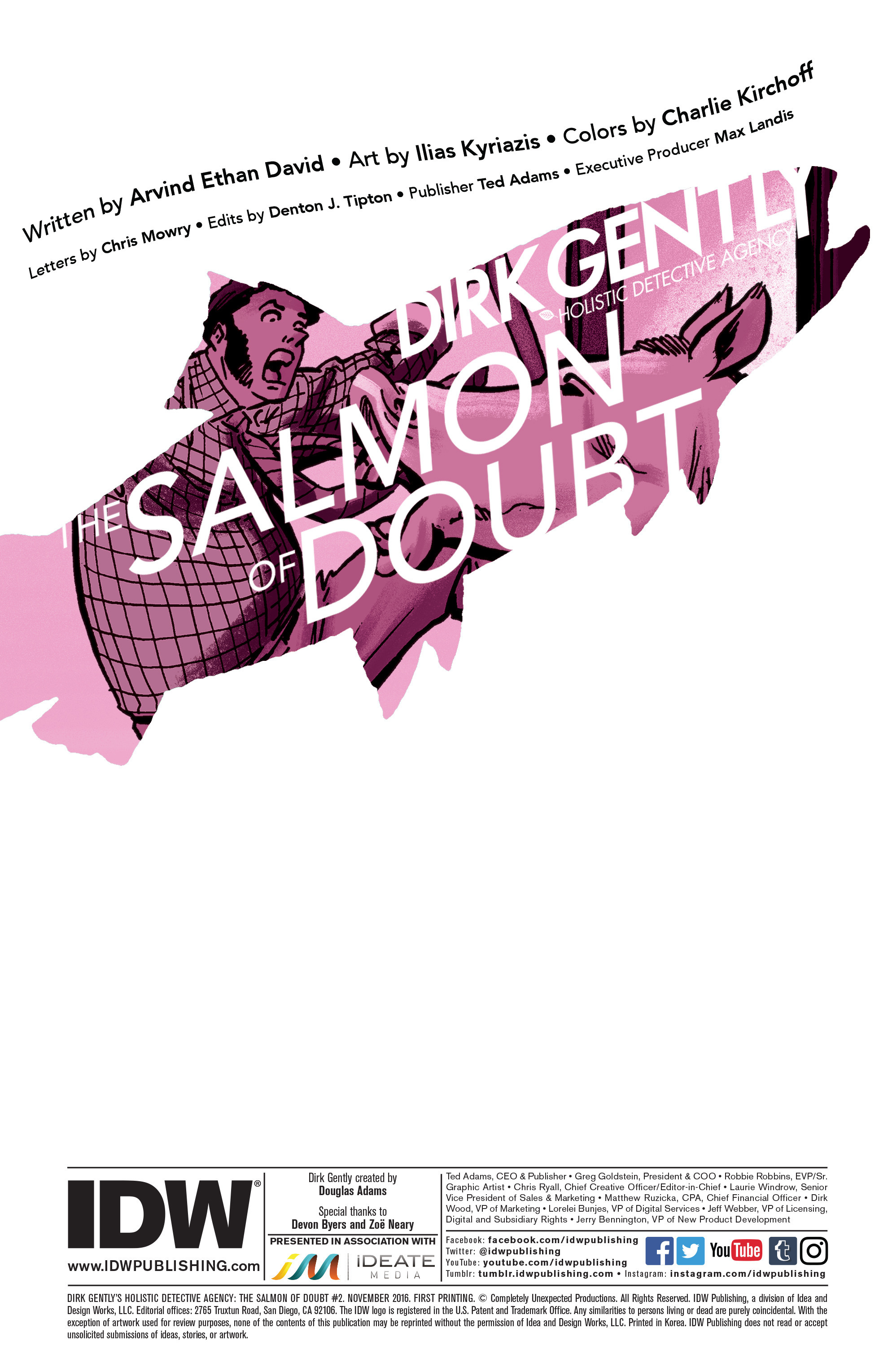 Dirk Gently: The Salmon of Doubt (2016-) issue 2 - Page 2